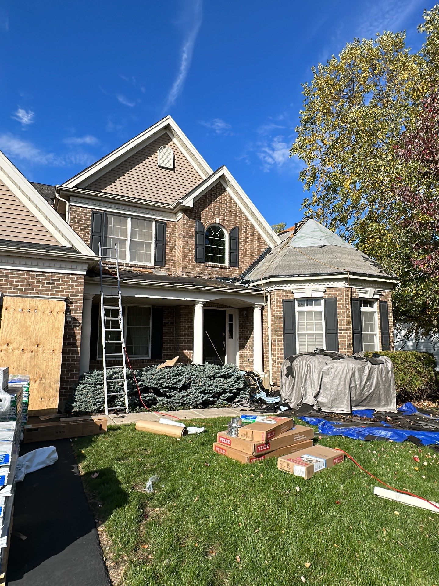 Residential Roofing Installation using Malarkey Roofing by Perfect Exteriors Inc. 