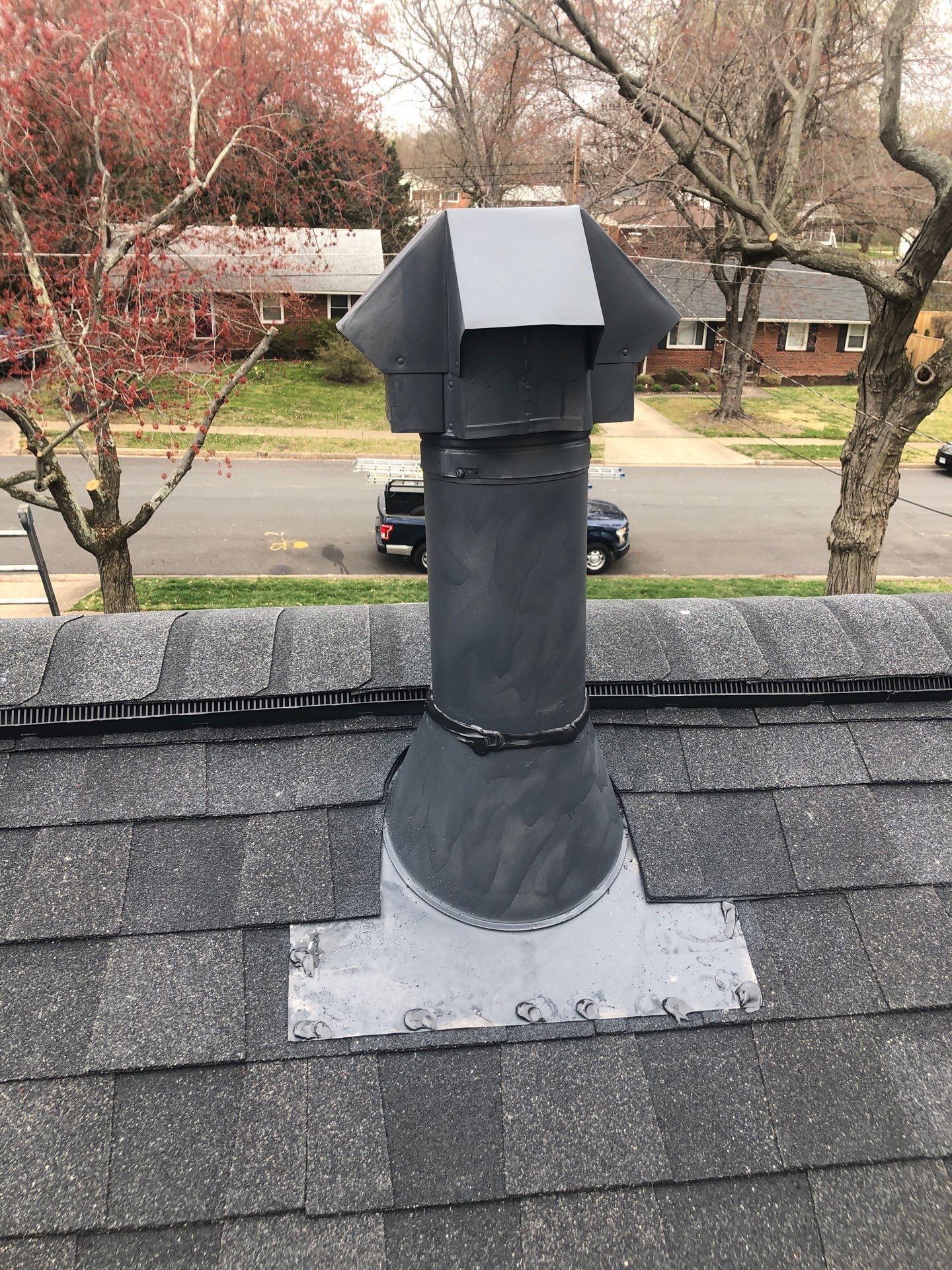 Alexandria CertainTeed Landmark Pro Roof in Max Def Charcoal Black by RM Banning, Inc.
