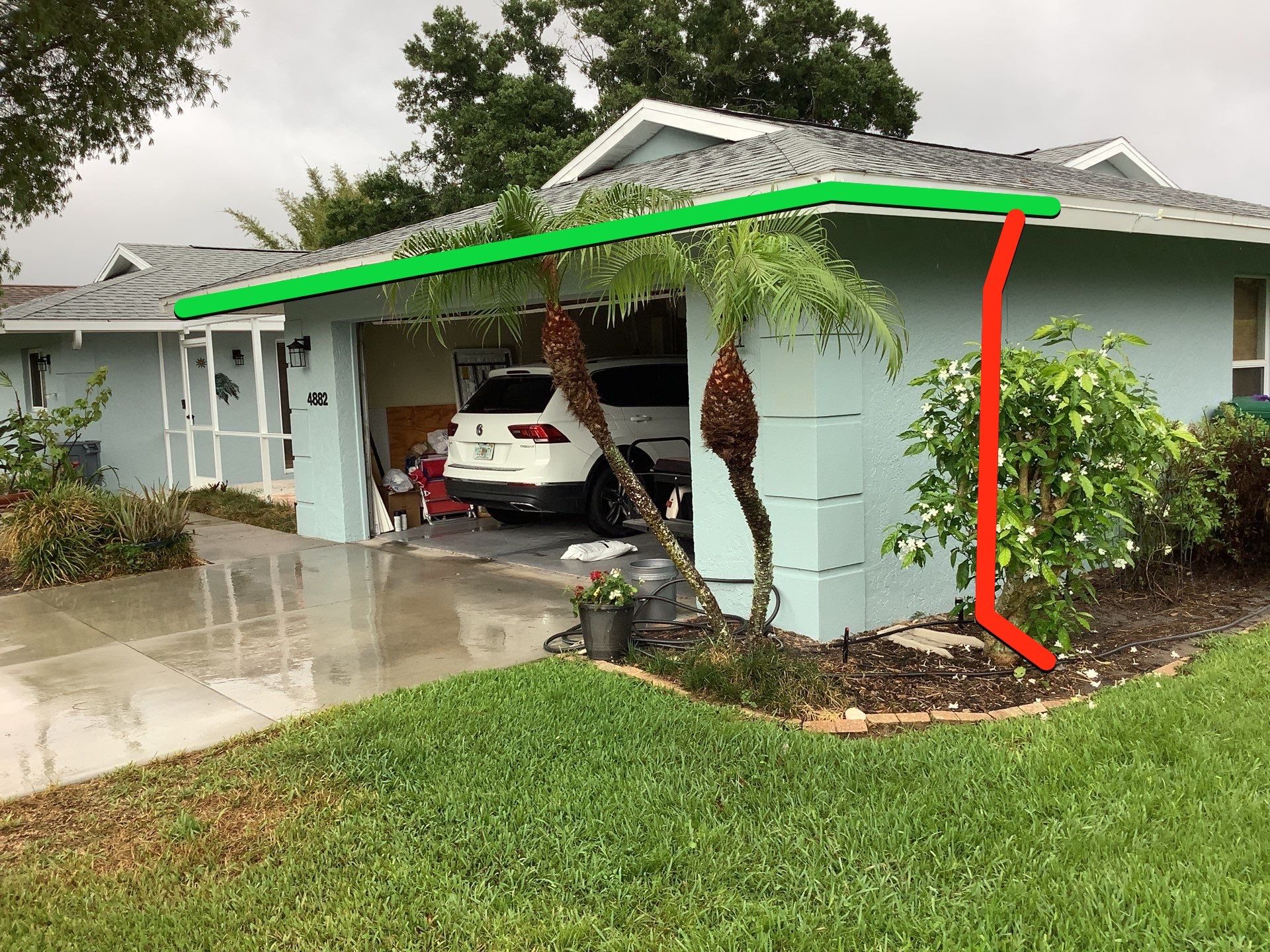 Aluminum Seamless Gutters using White Seamless Gutters in Sarasota FL by Gutter Professors