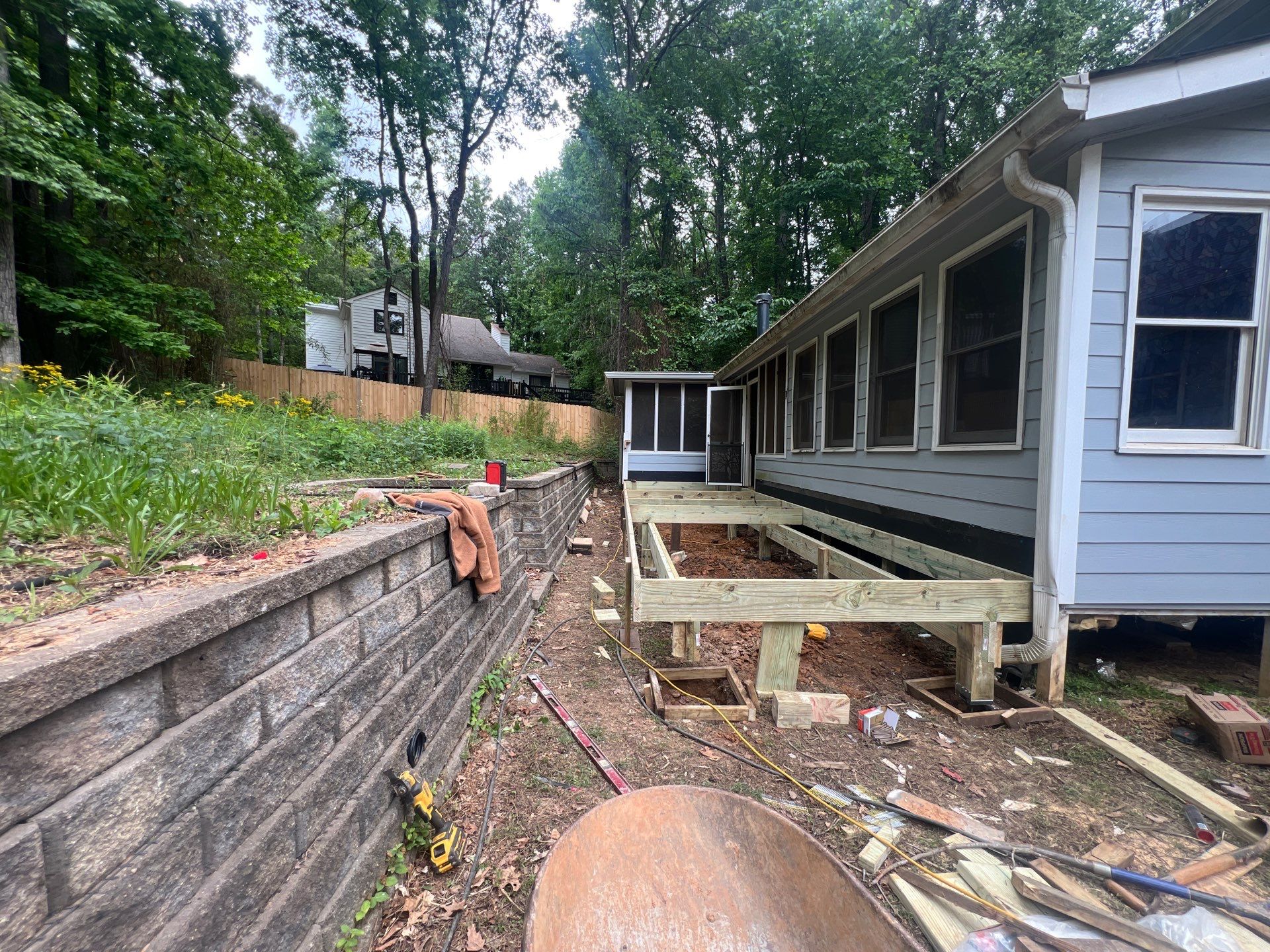 Custom Deck Construction and Exterior Painting Transformation in Kennesaw by Swift Home Renovations