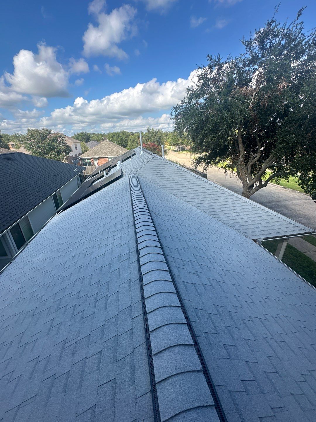 Hail Damage using Owen's Corning Duration (Lifetime) Shingles by Roof Repair Company