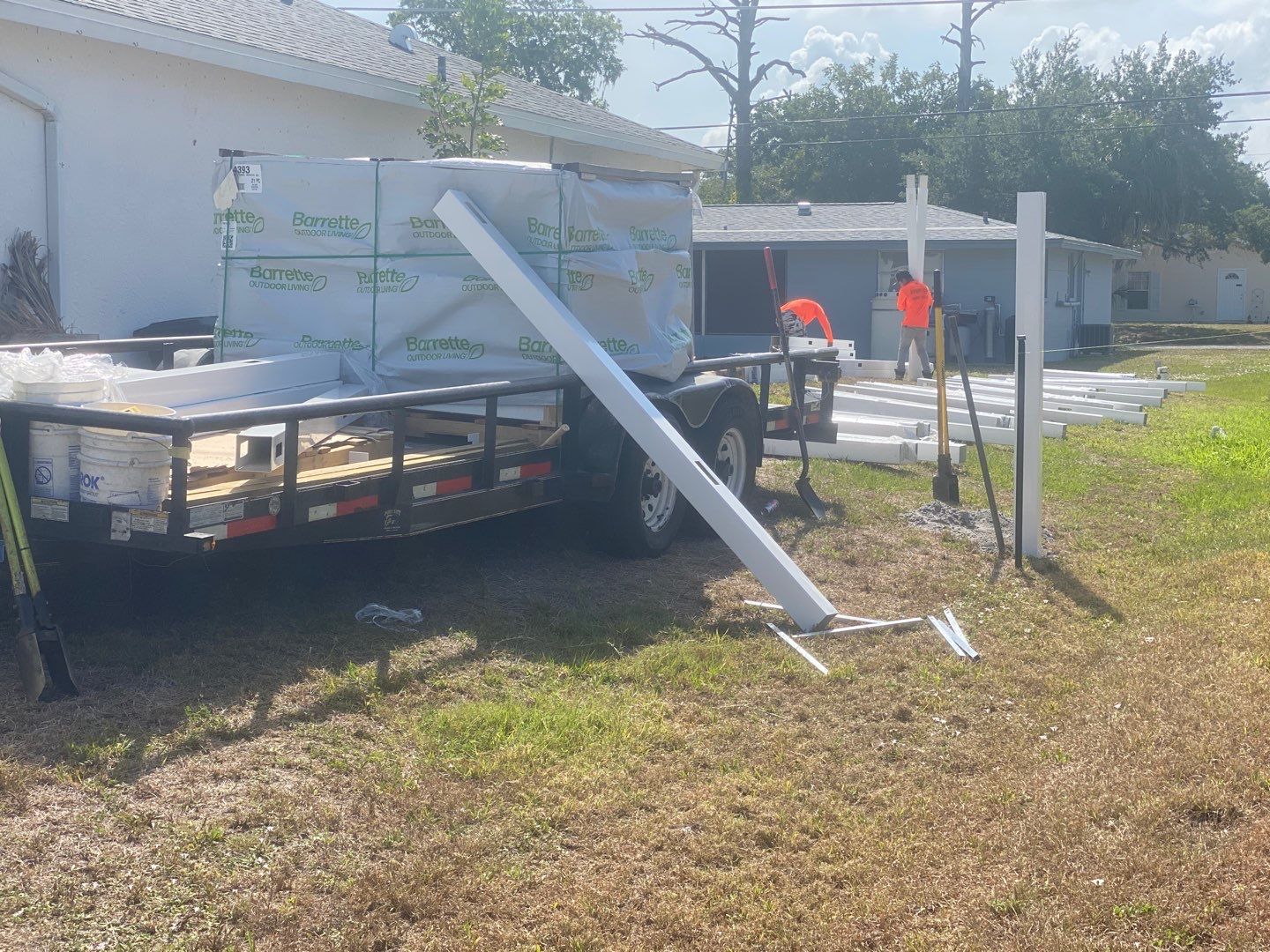 Venice, FL 6ft. Tall White Vinyl Privacy Fence  by Asap fence and gates, LLC