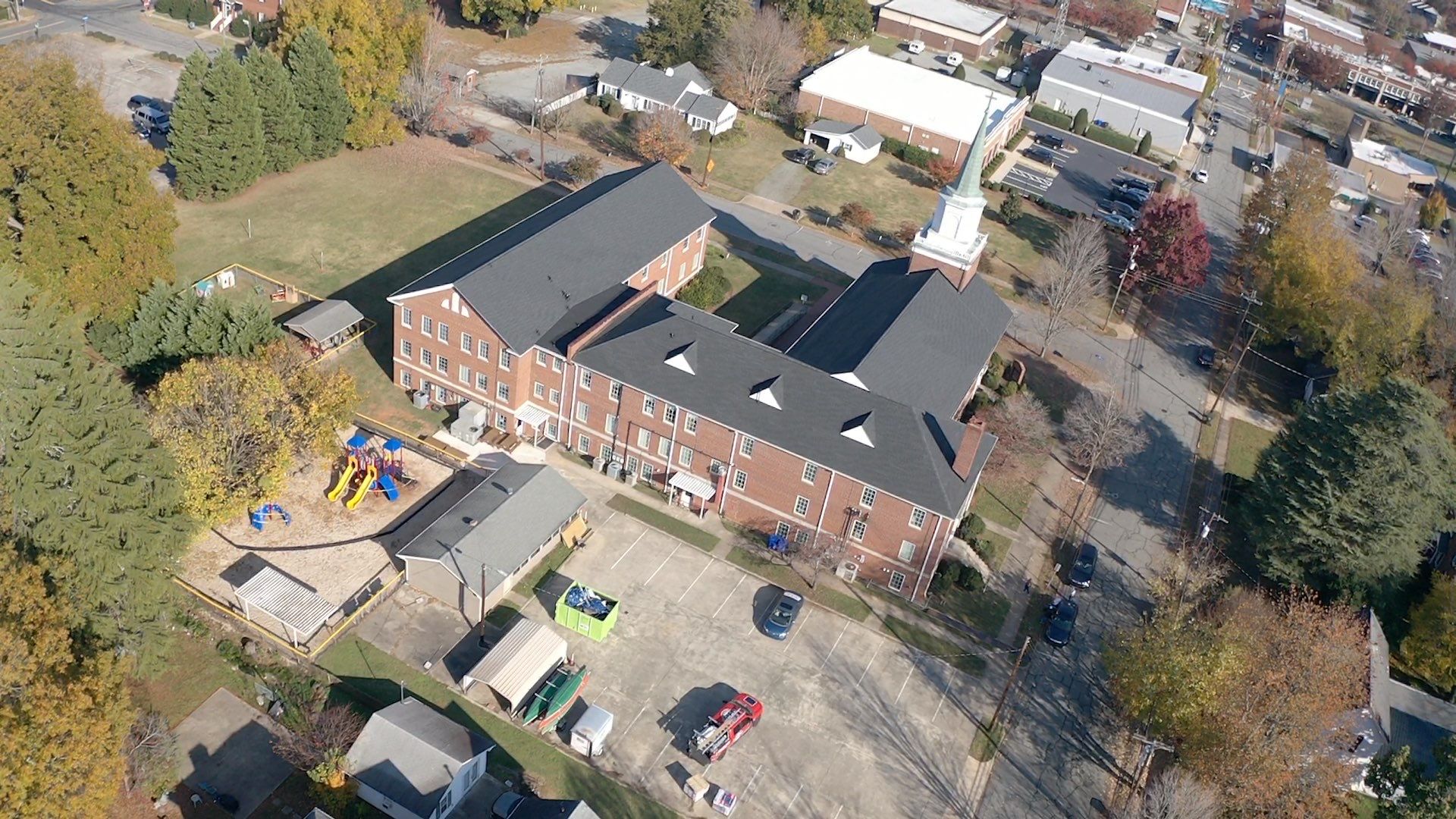 Mebane United Methodist Church by Just In Time Roofing and Restoration