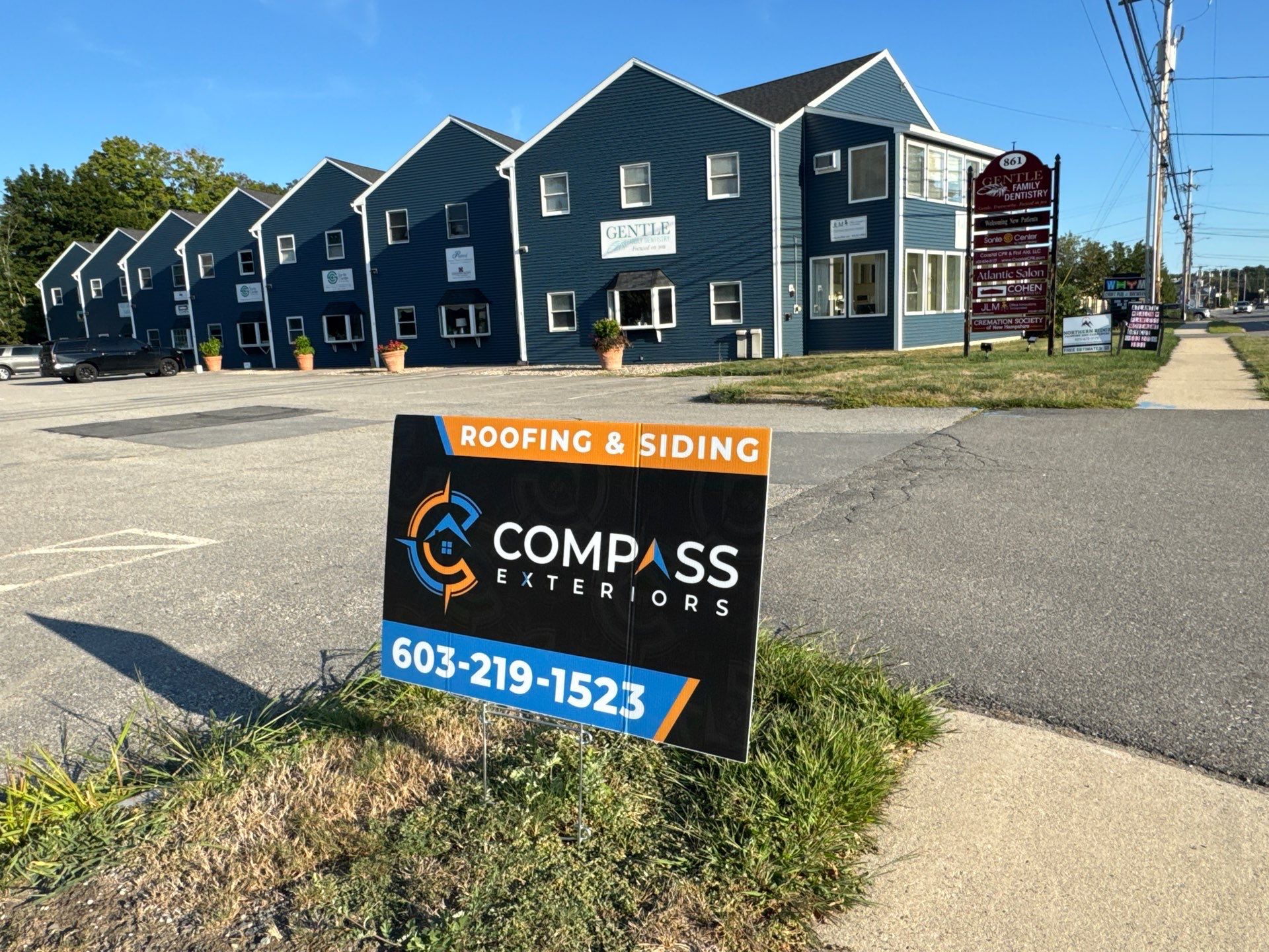 Commercial Siding Replacement on Lafayette Road in Hampton, NH | CertainTeed Vinyl Siding & Exterior Renovation by Compass exteriors