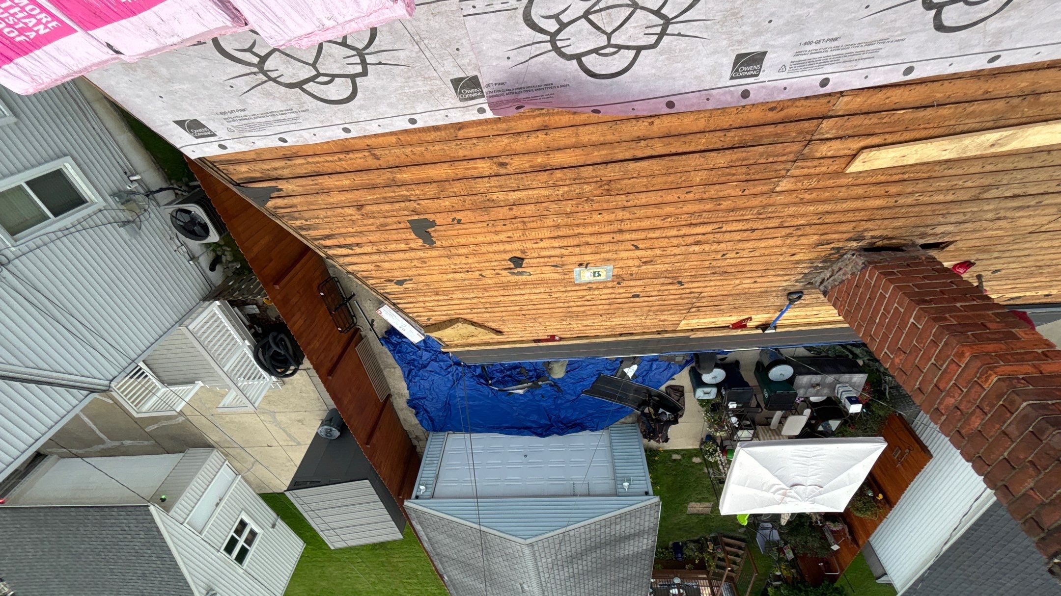 Roof Replacement using Owens Corning Slatestone Gray by 180 Contractors