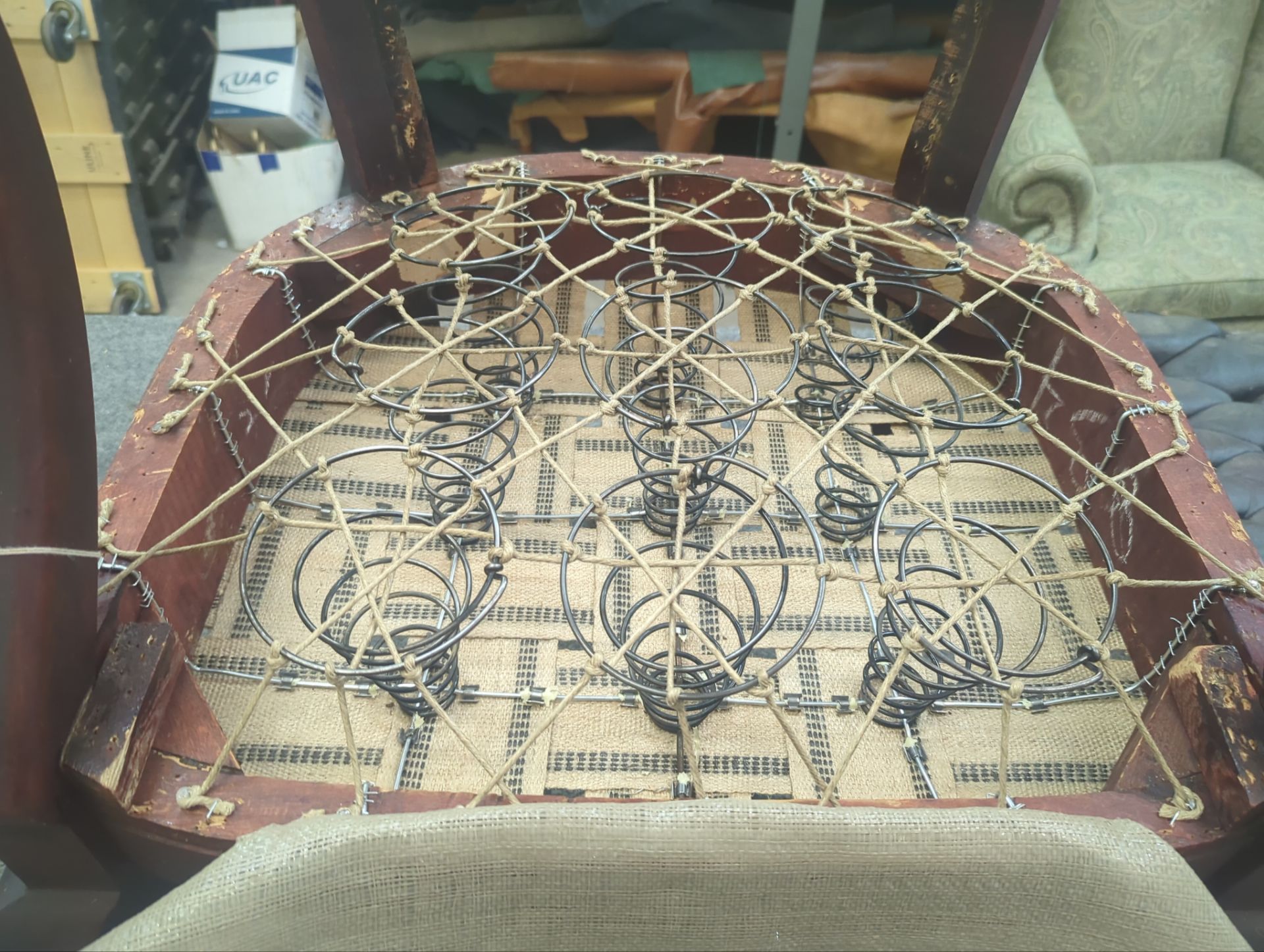 Antique Chair  by Rocky Mountain Upholstery Co