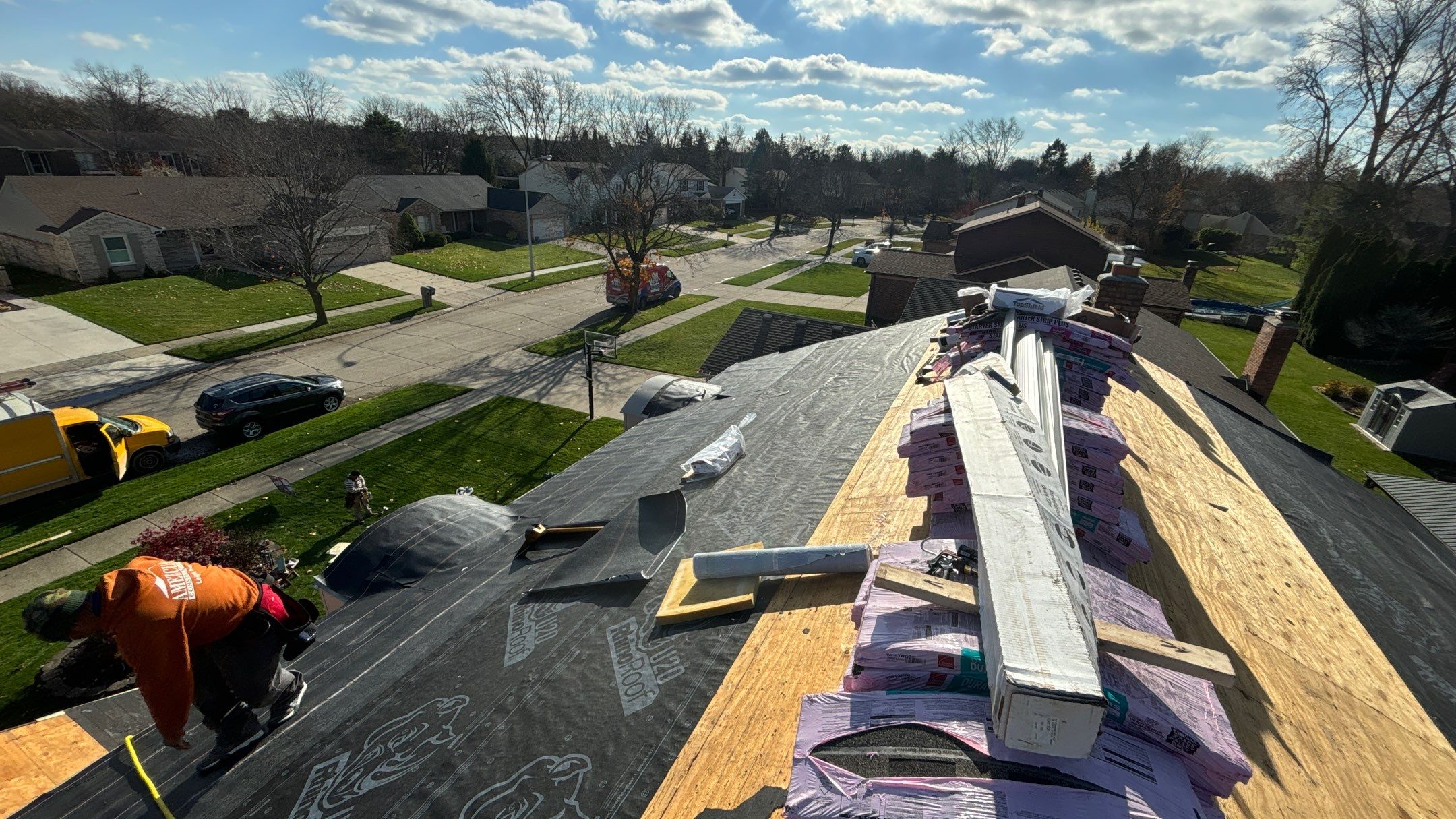 Roof Replacement using Owens Corning Duration Flex by 180 Contractors