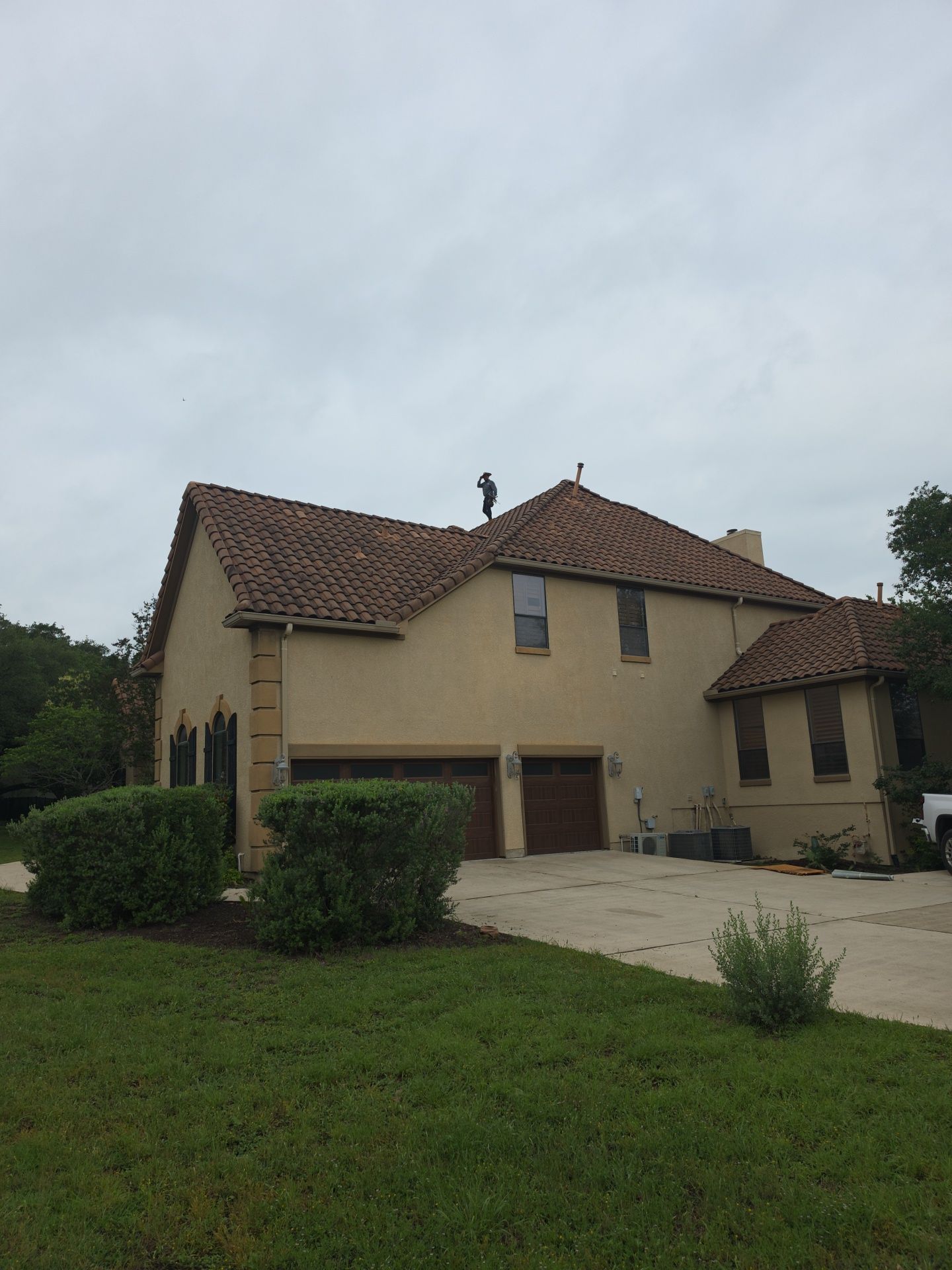 Tile roof repair/ Bee Cave by REPS Austin Area Roofer