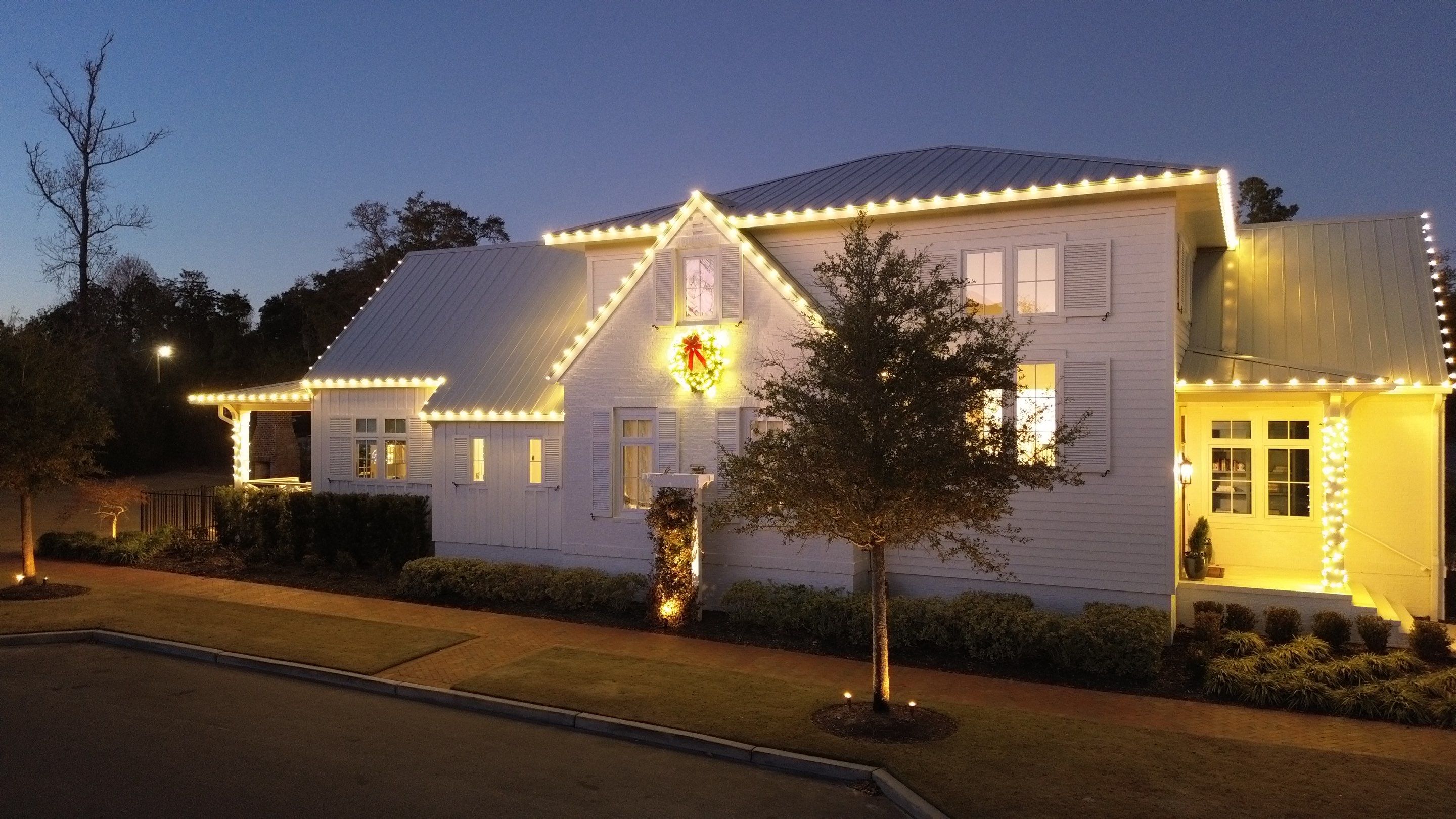 Christmas Light Installation-Airlie Rd by Shark Power Washing