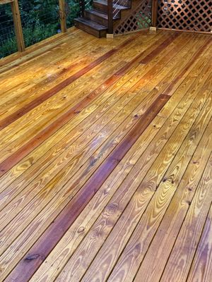 Deck using Wood Sealant