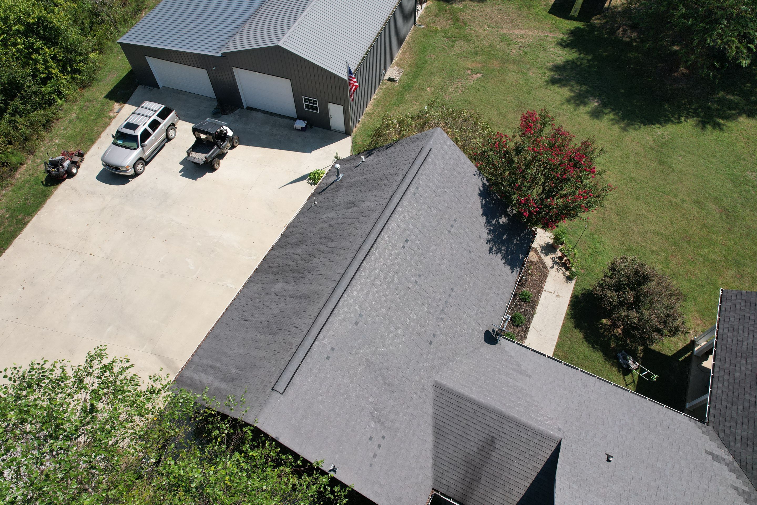 Residential Roofing Repair using CertainTeed XT25: Moire Black by Hostetler Roofing