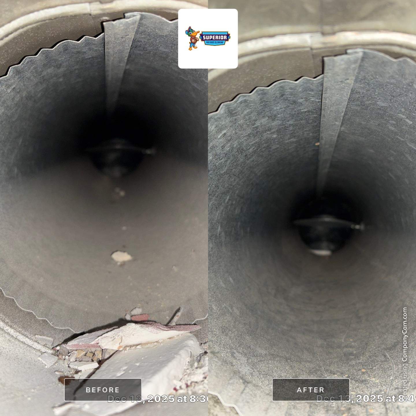 Air Duct Cleaning With a Vacuum Truck in Ellwood City, PA by Superior Air Duct Cleaning