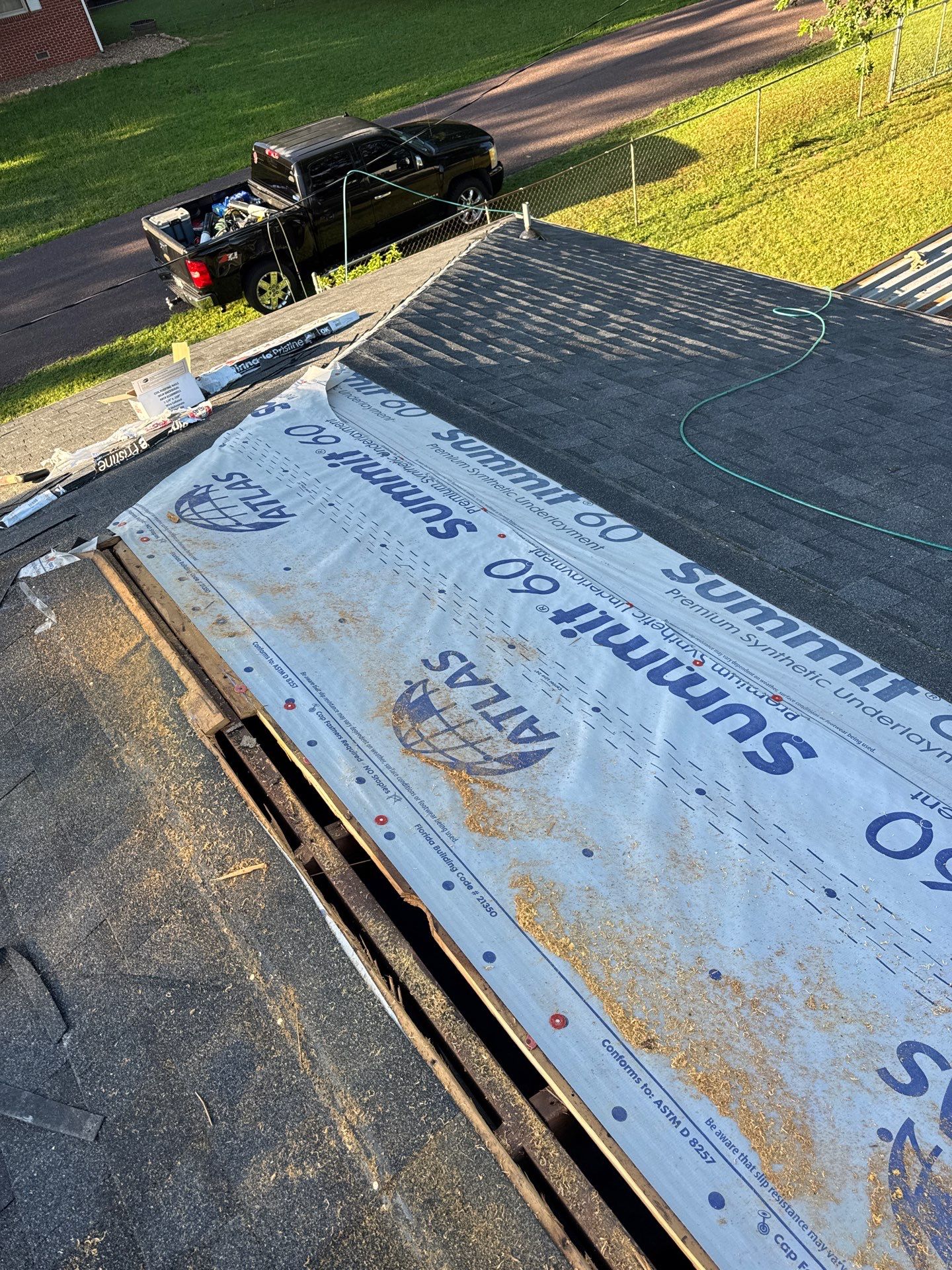 Residential Roofing Install - Atlas Pinnacle Pristine Shingles - Color Black Shadow  by Titan Commercial & Residential Roofing 