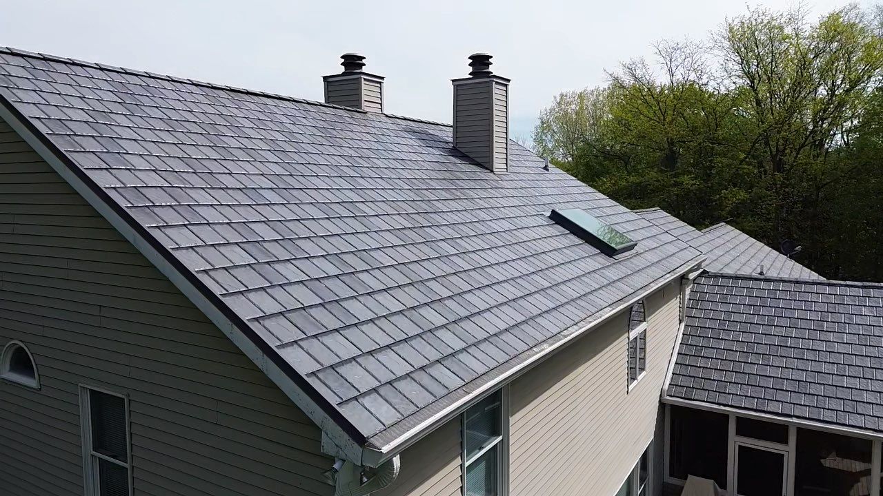 EDCO ArrowLine Slate Metal Shingles | Churubusco, Indiana by 4Ever Metal Roofing