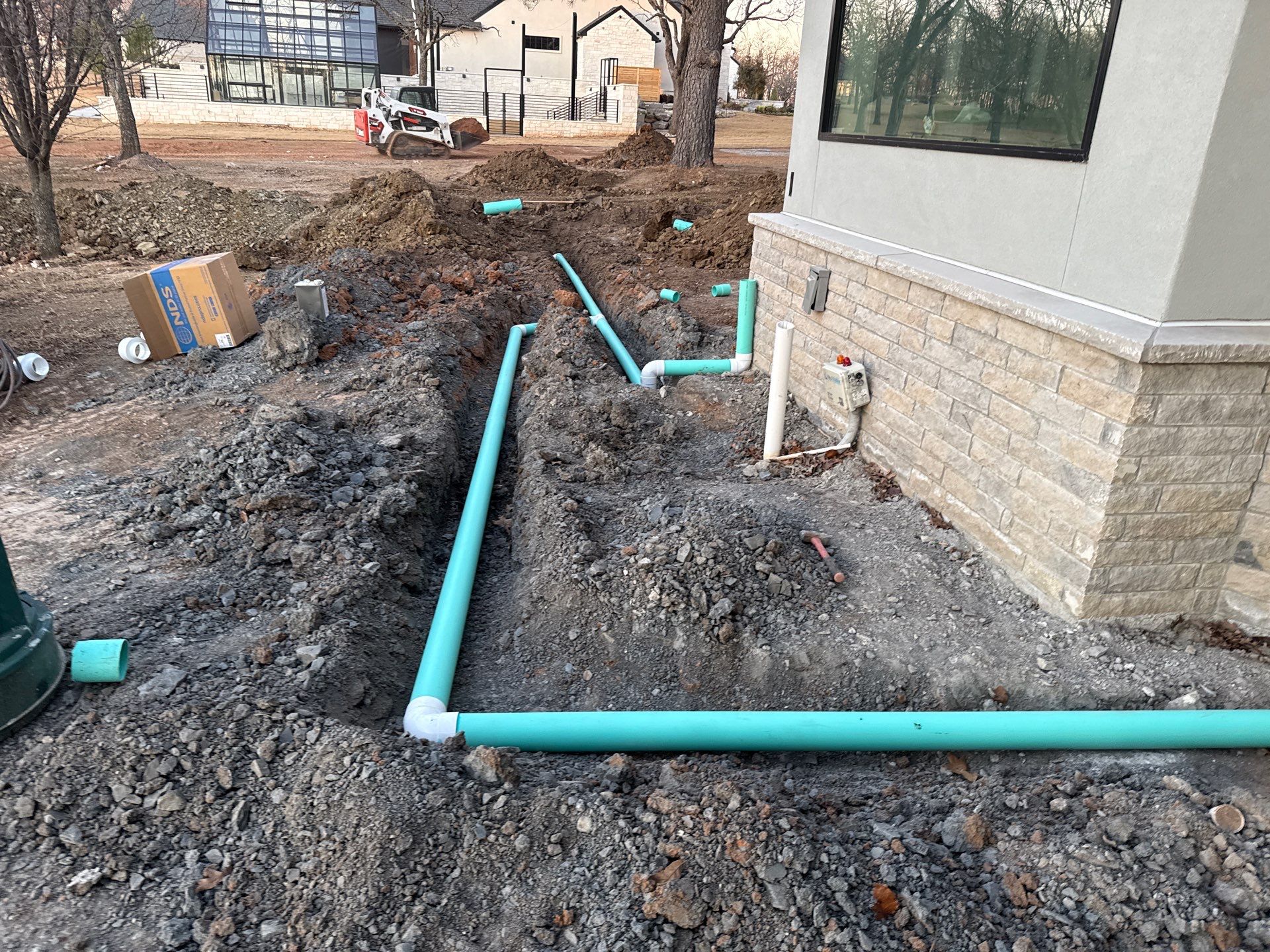 Project in Bixby, OK New construction  by BA Lawns and Landscaping LLC 