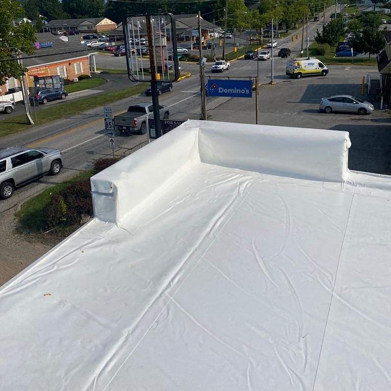 Commercial Roofing Installation using Duro-Last Original 50 MIL Membrane by Roof Right Inc