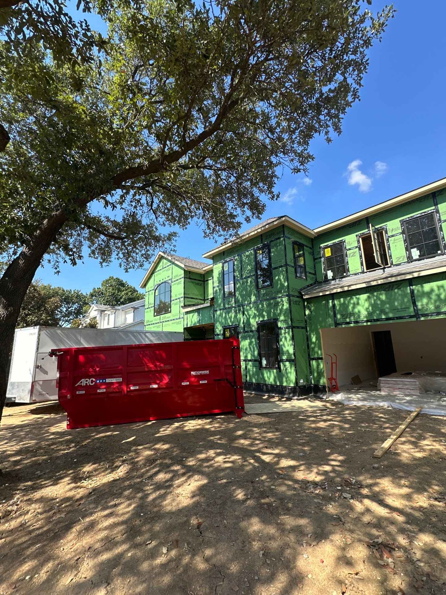 Another beautiful custom home in Dallas fully encapsulated ✔️ by Apex Insulation Solutions