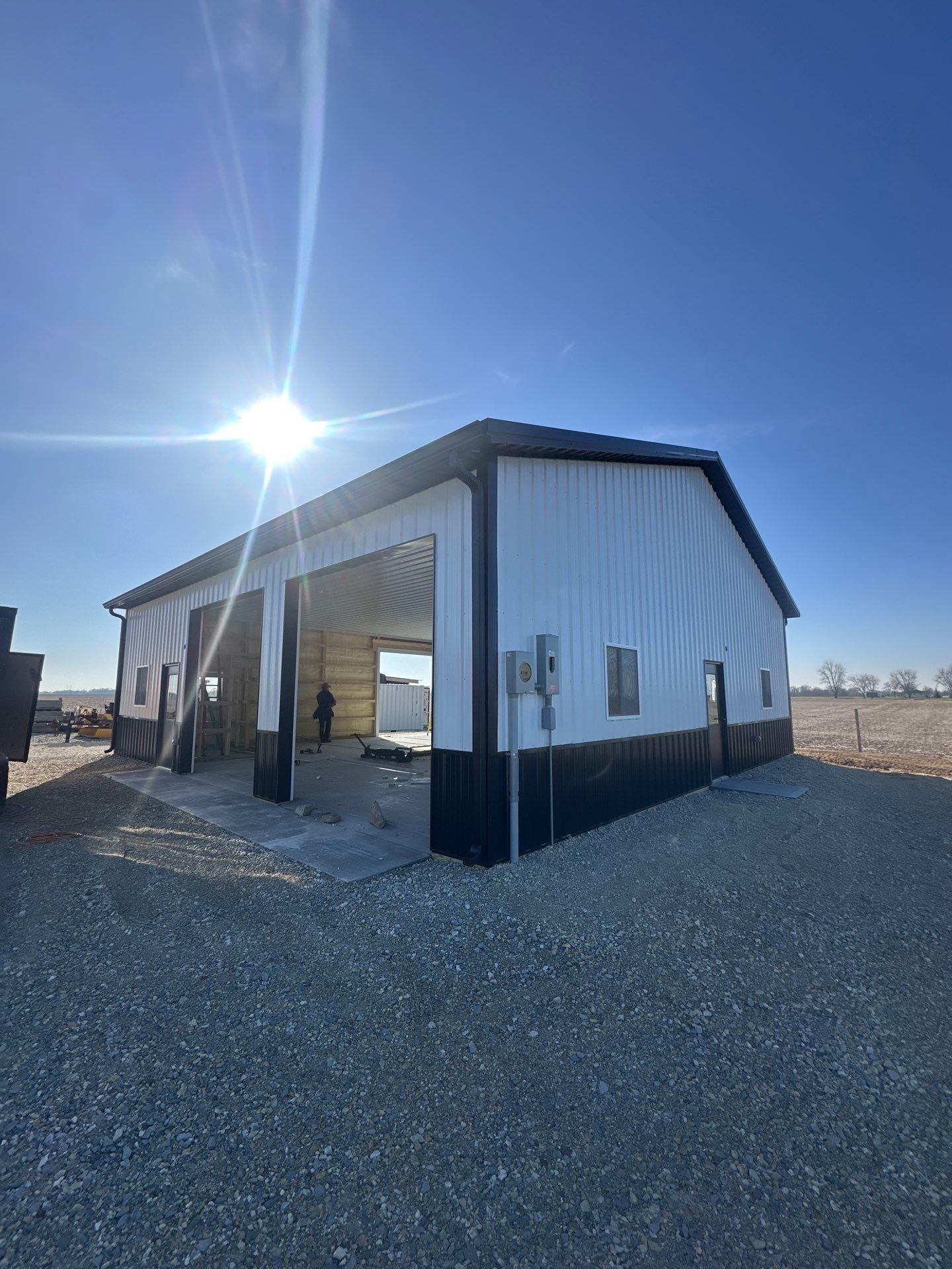 40'x40'x12' Garage by The Barn Builders 