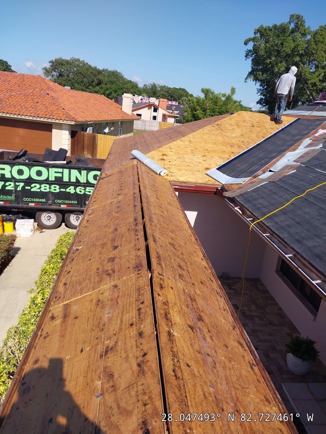 Project in Clearwater 33761 by Mitchell Roofing Company LLC