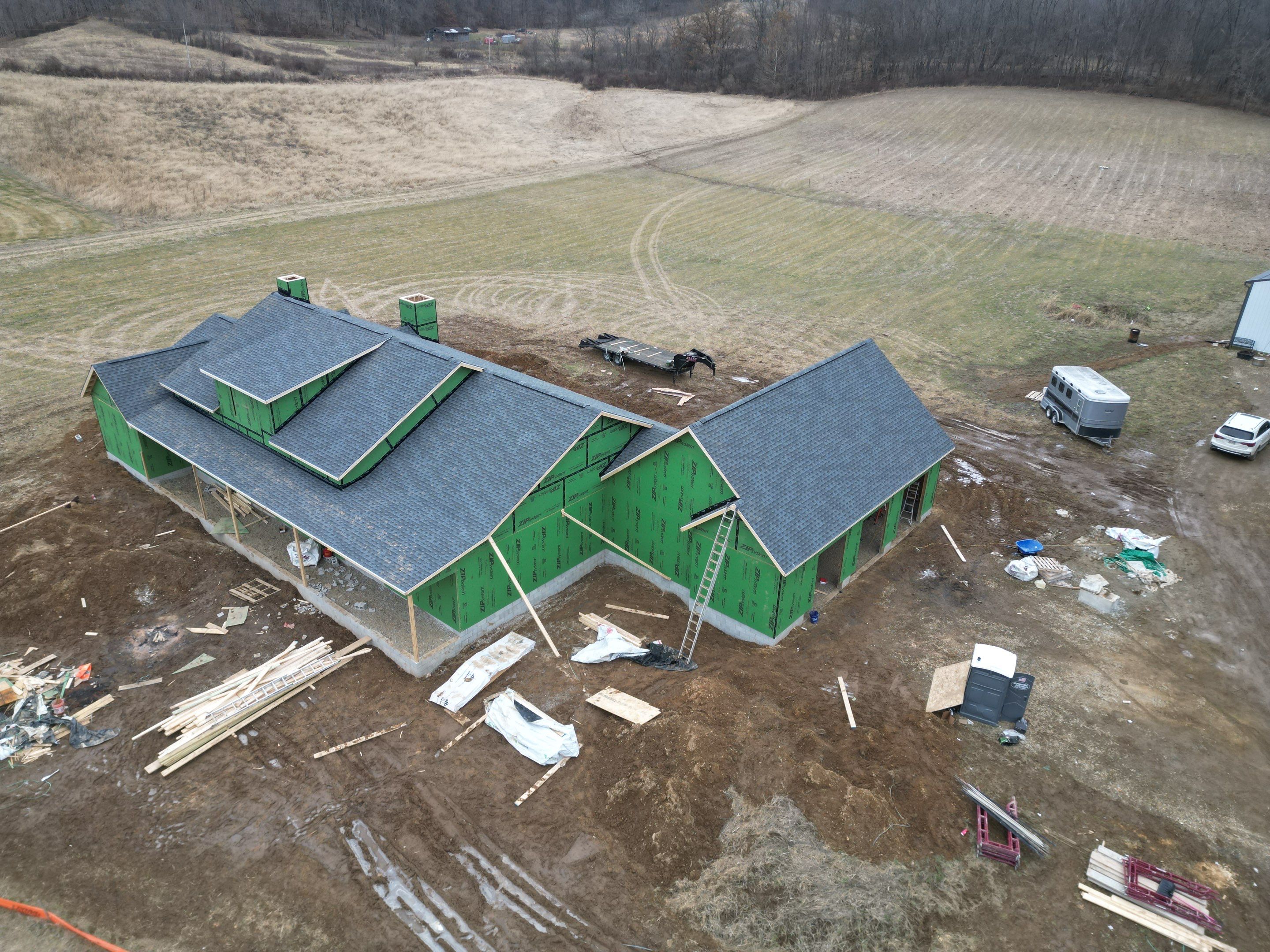 Residential Roofing Installation using Timberline HDZ Shingles - Williamsburg Slate by RoofX 
