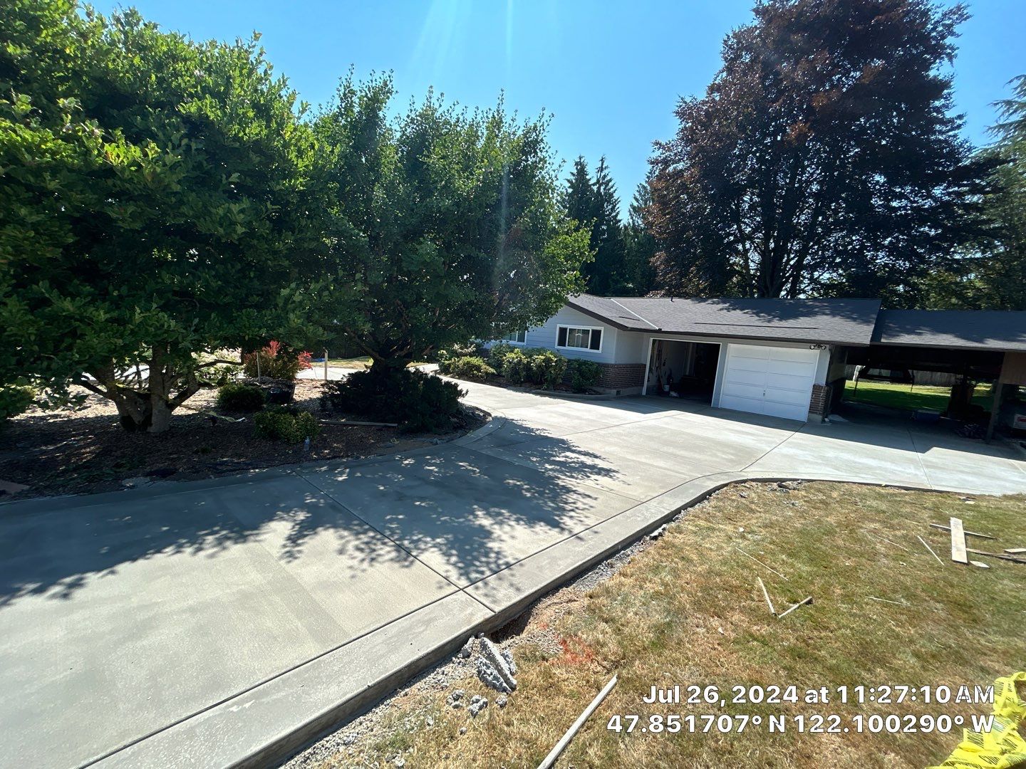 Rodd | Concrete Driveway Extentension by Jireh Asphalt & Concrete Inc 