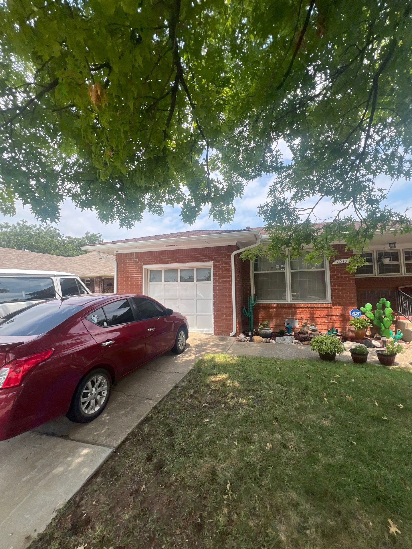 Roof Replacement and Gutter Installation in Oklahoma City, OK by McCann's Roofing and Construction