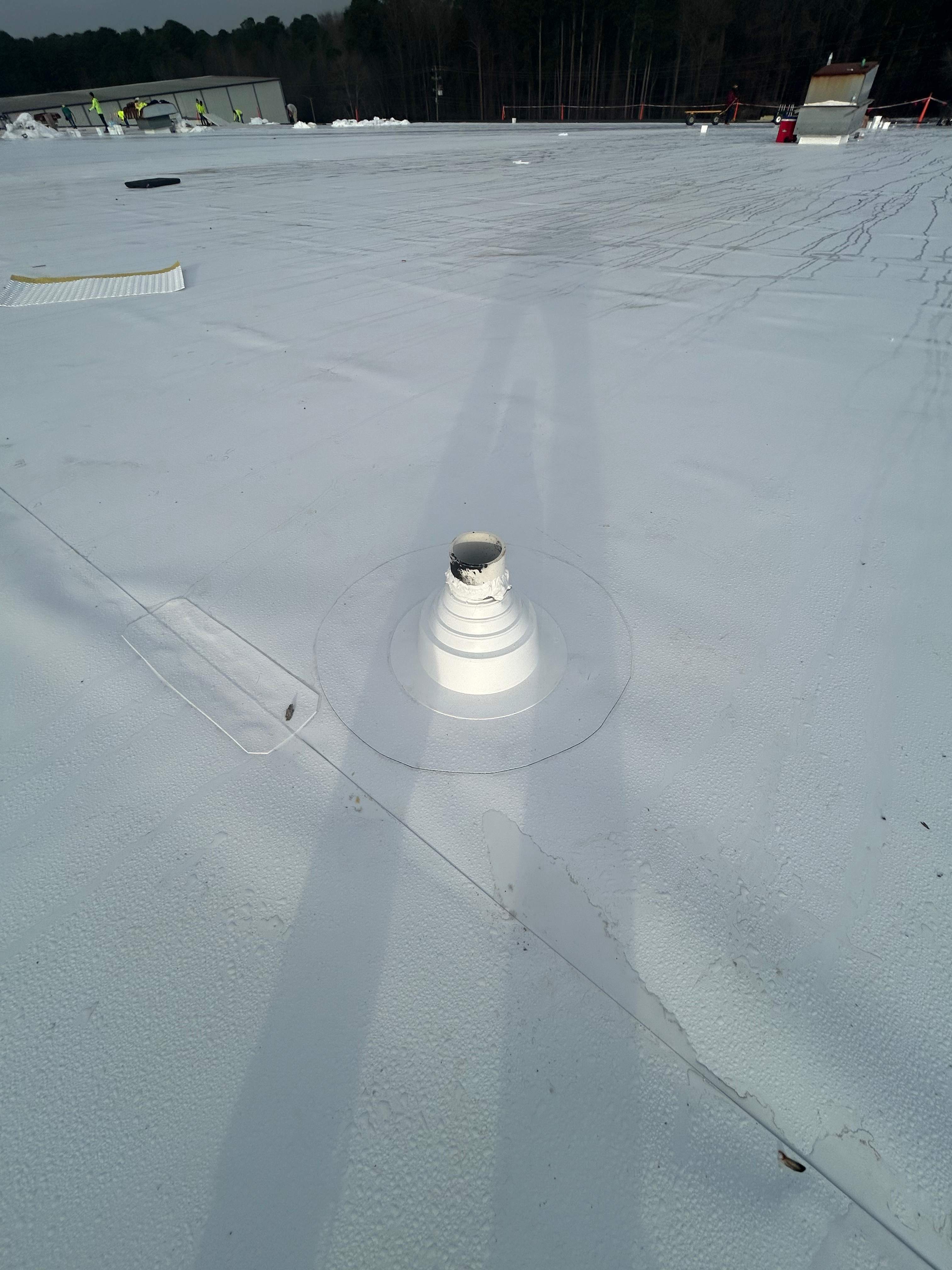 Project in Hampton, GA by Commercial Roofing Group