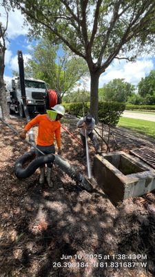 Pelican Landing Beach Parking Lot Stormwater System Maintenance 