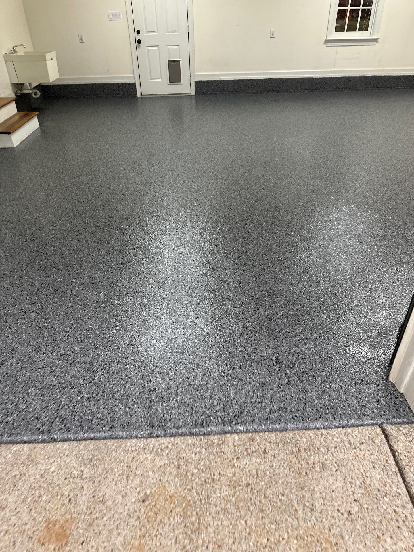 Garage Floor Coating using Nightfall by My Garage Floor Guys