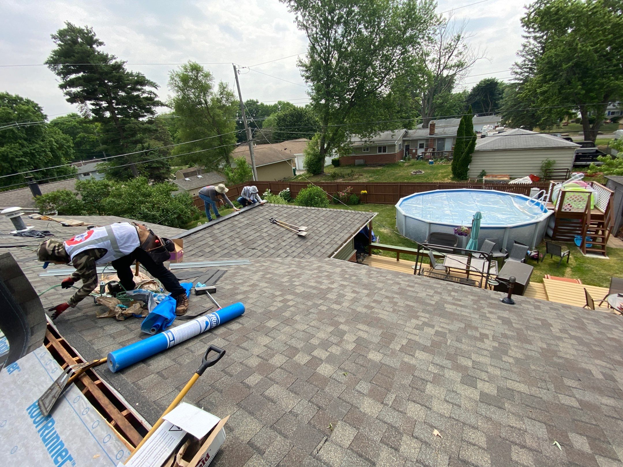Roof Replacement using CertainTeed Landmark by 180 Contractors