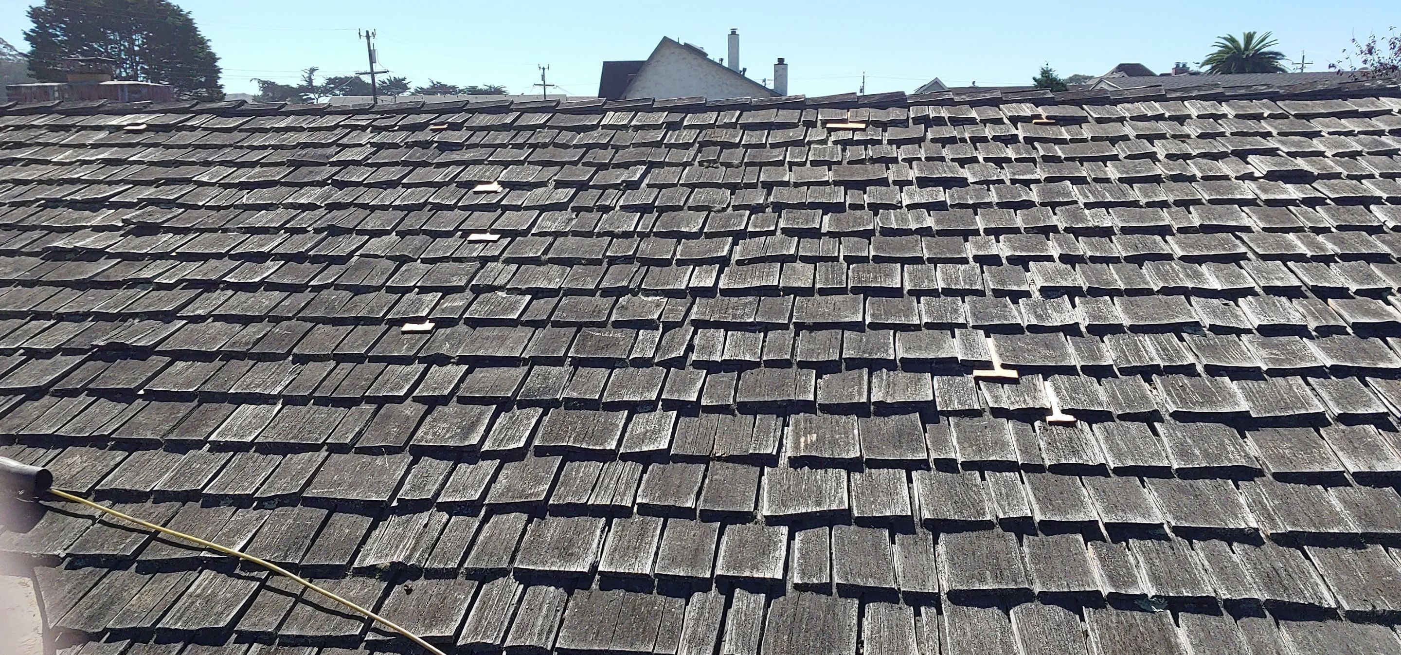 Refurbish and repair shake roof to get ready to sell by Straight Edge Roofing Inc