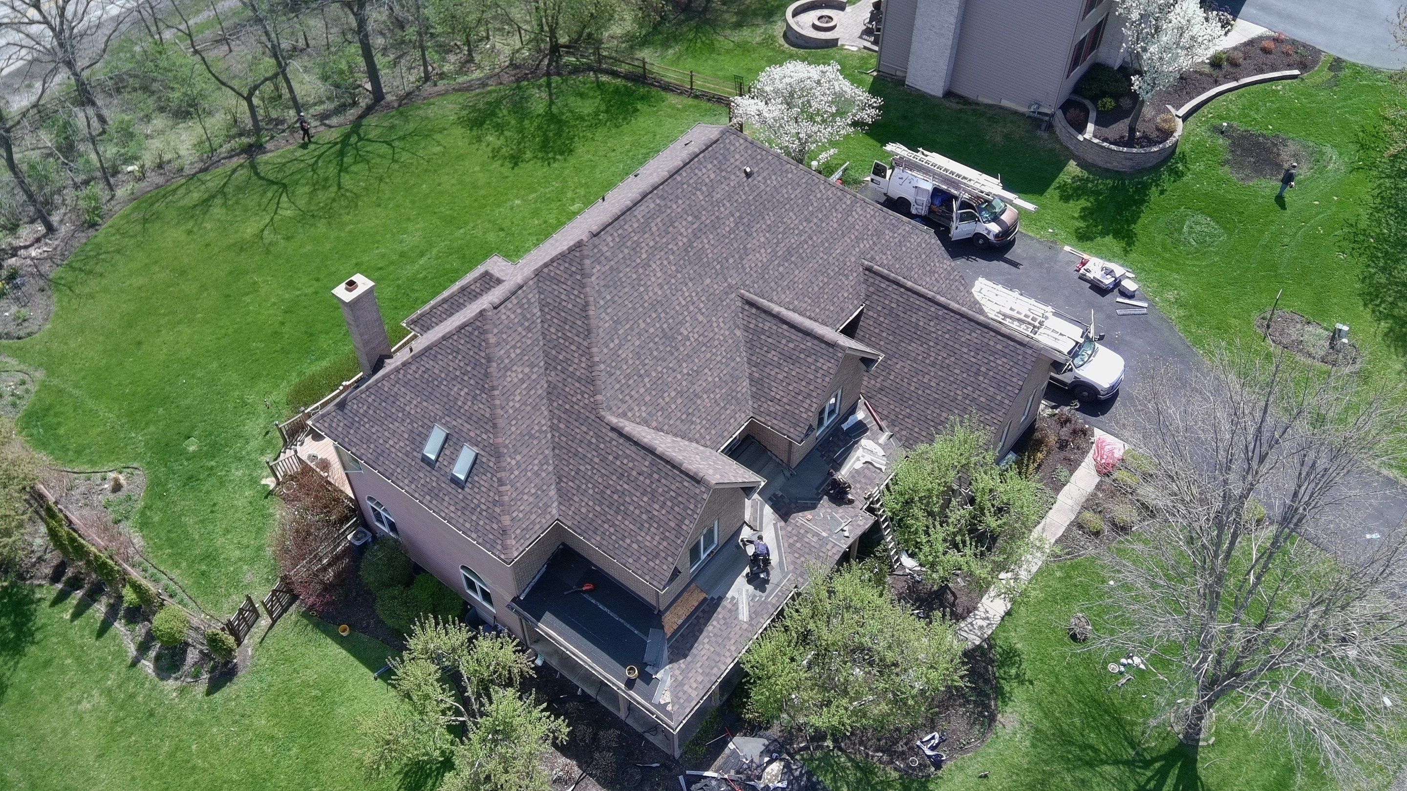 Re-roof: IKO Nordic in Shadow Brown by Midwest Building Solutions