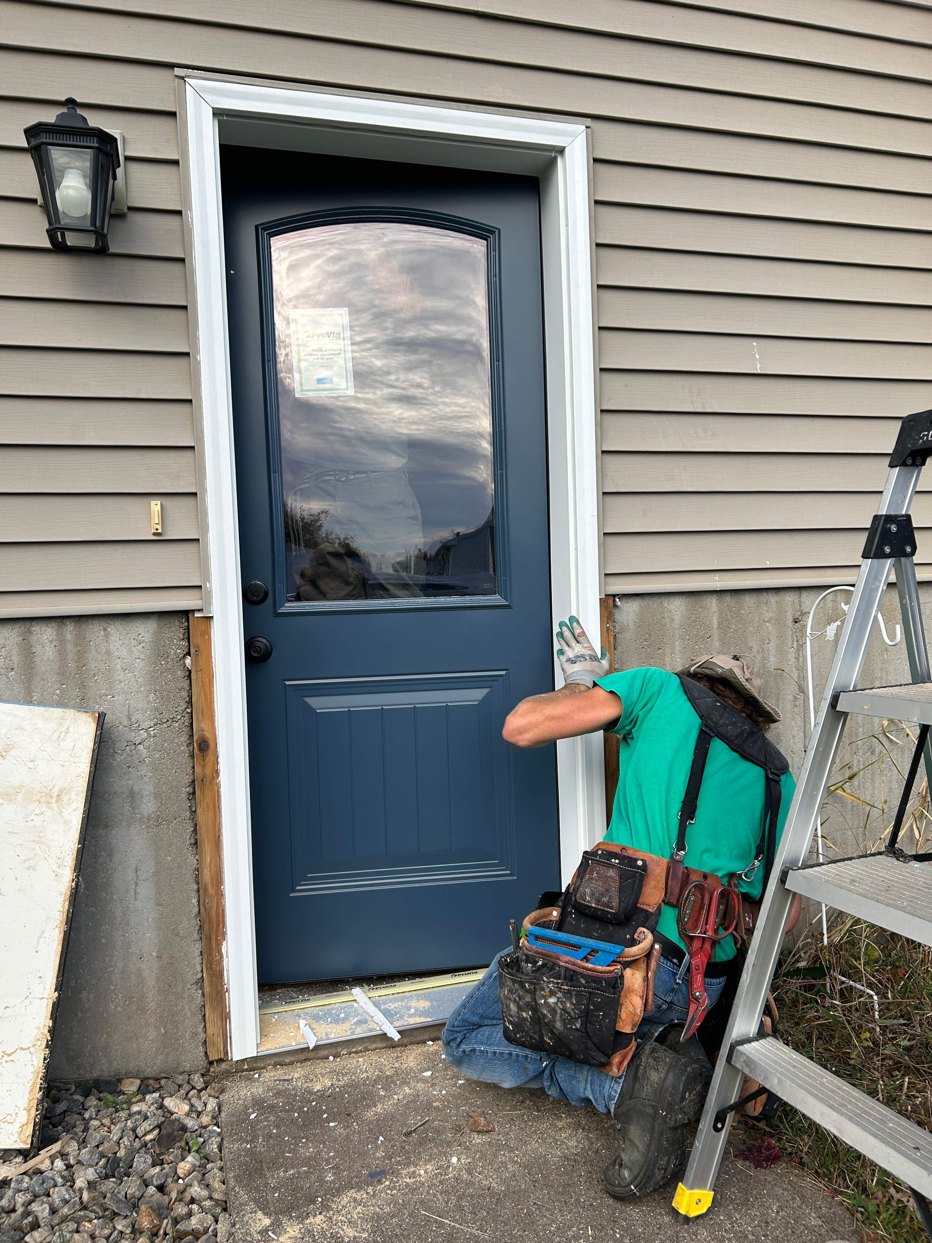 Side Door Installation in Agawam, MA by Yankee Home Improvement