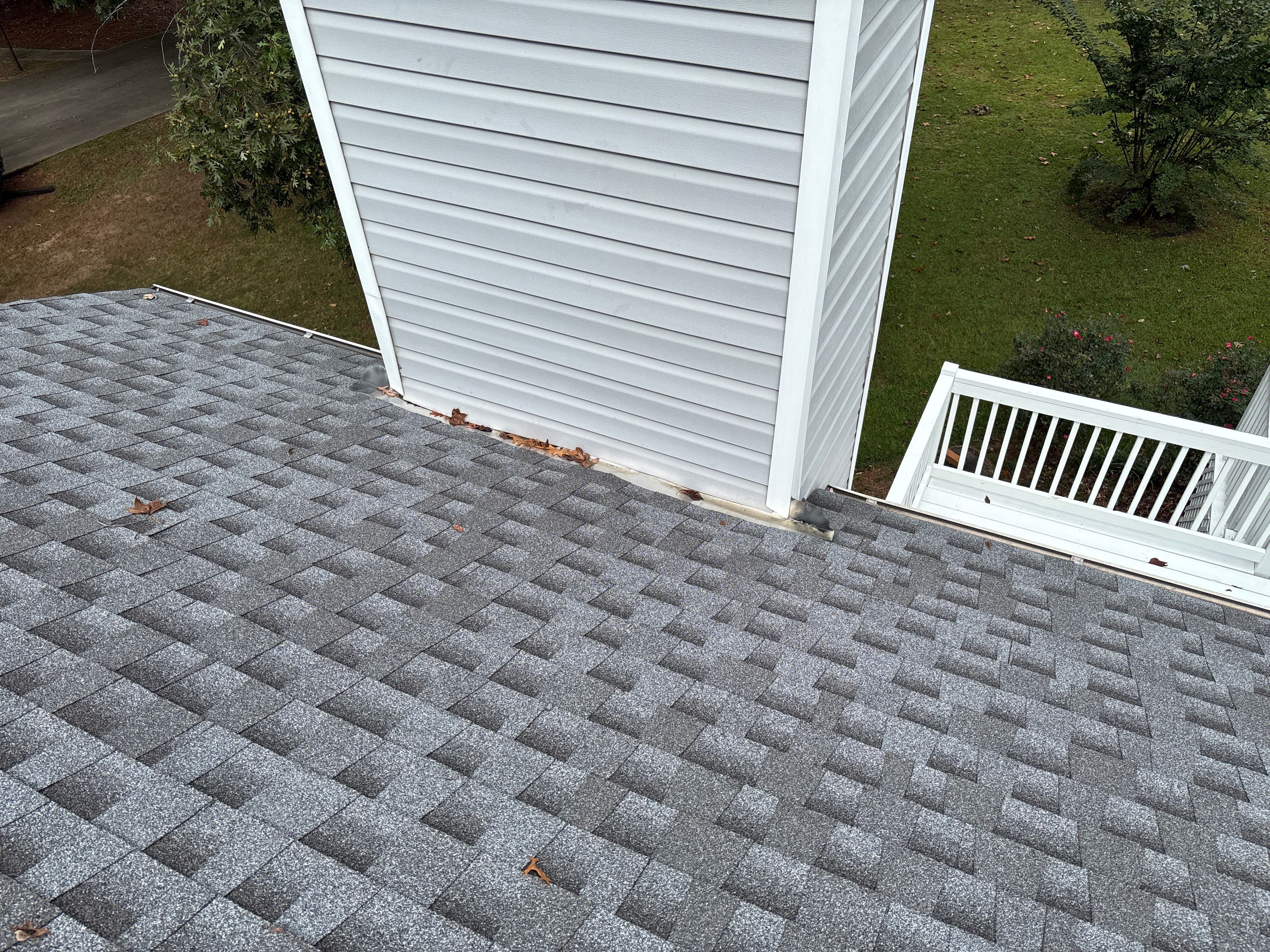Poor roof installation by Deerfield Roofing LLC