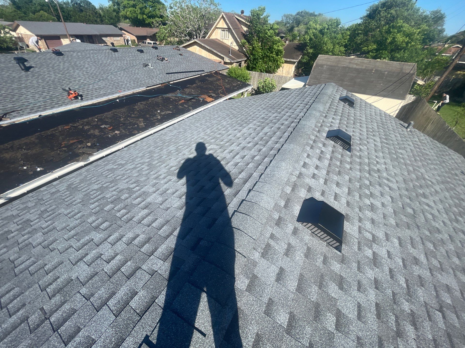 Residential Roofing Installation using GAF HDZ Pewter Grey by Lighthouse Roofing