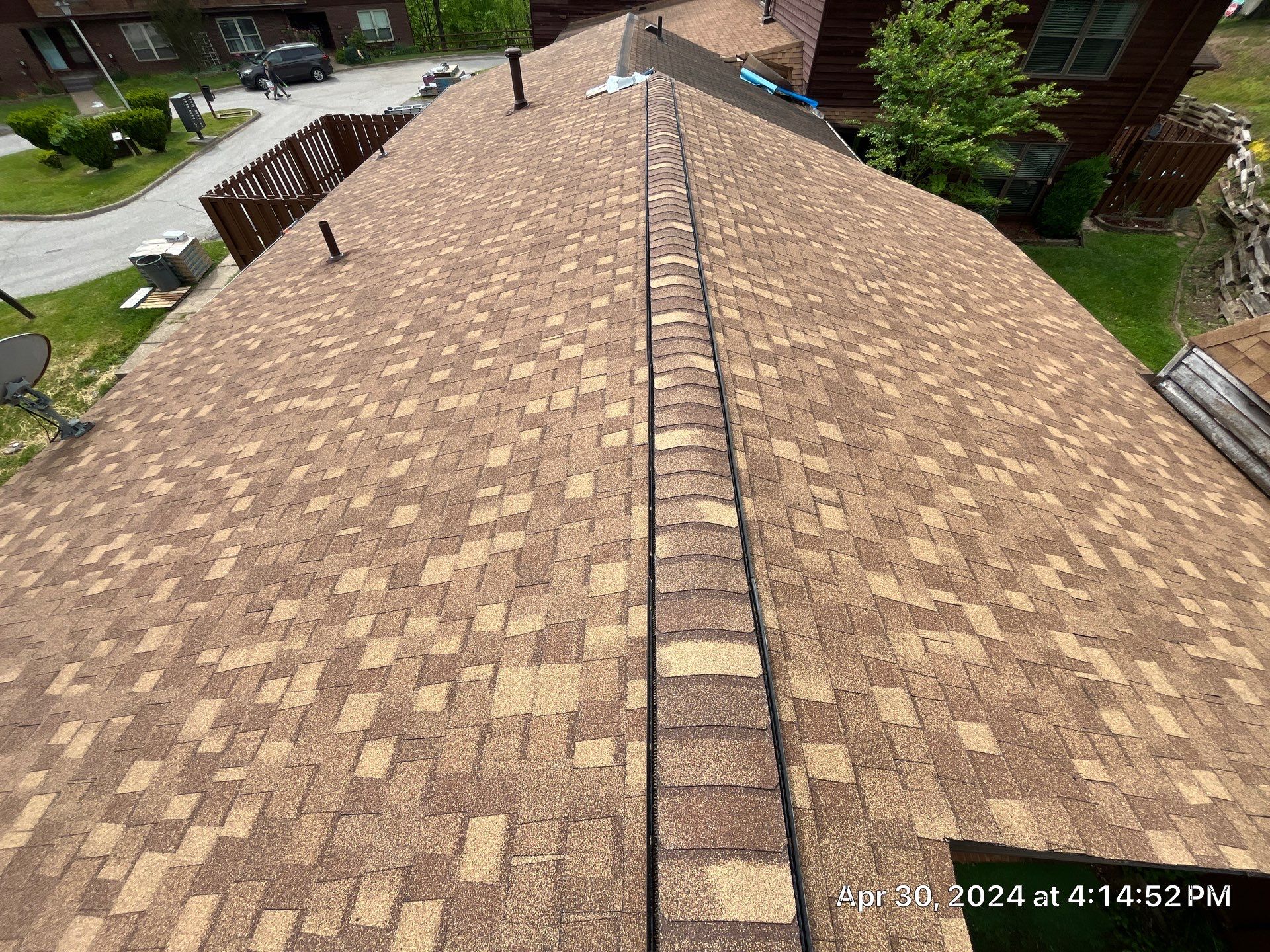 Commercial Roofing Installation using Certainteed Landmark Pro Shingles by Fahey Roofing + Contracting
