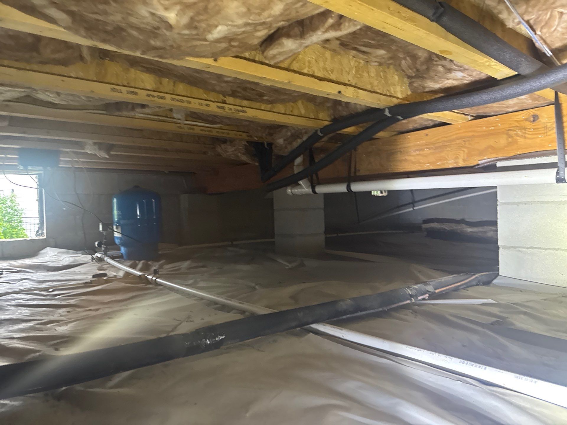 Project in Smithfield by Patriot Crawl Space Repairs