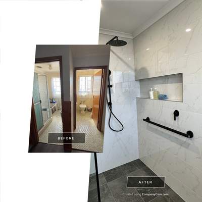 Separate Bathroom & Toilet Converted Into One Room
