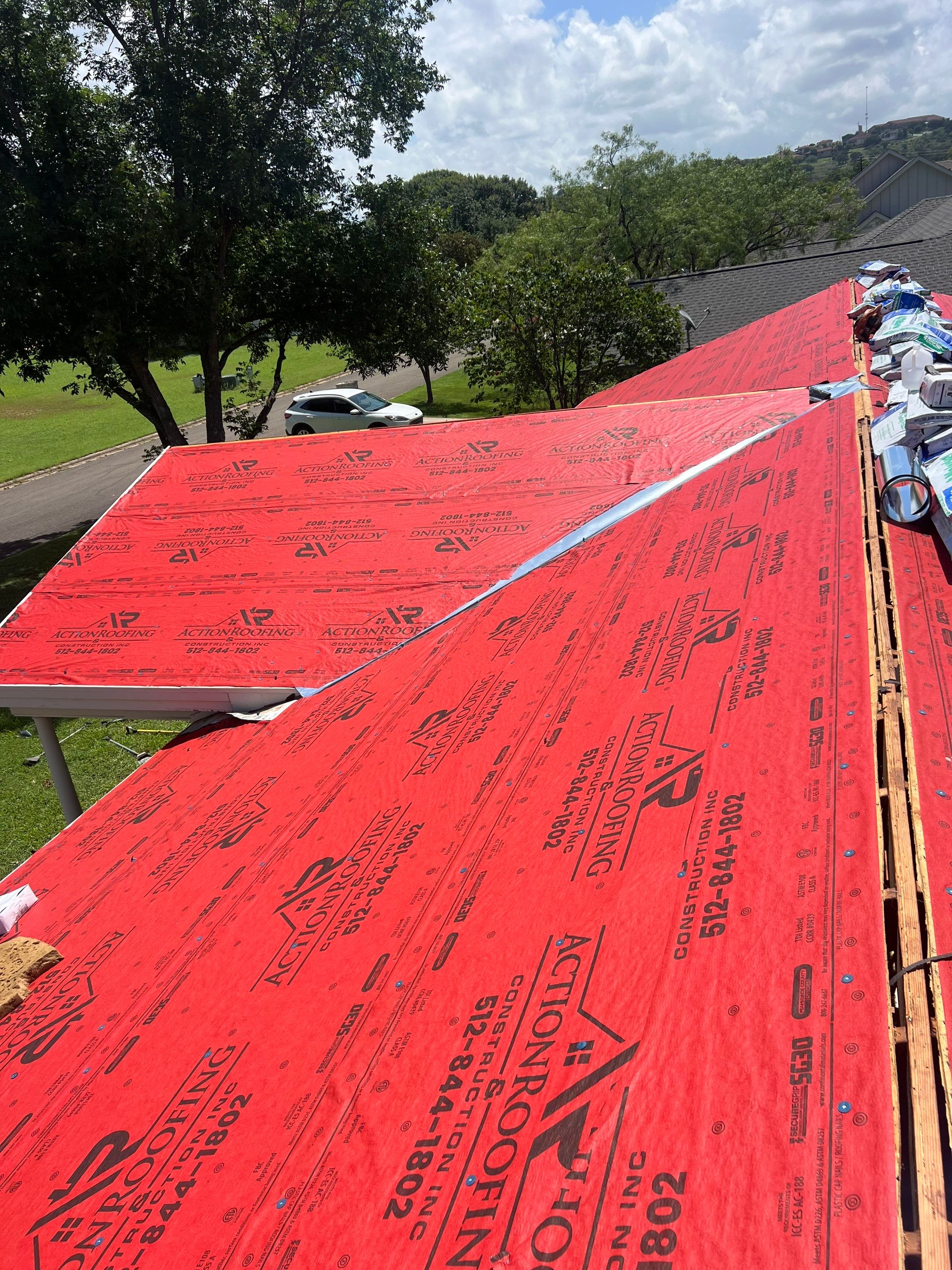 Hail Damage Restored & Upgraded to Class 4 Protection by Action Exteriors Austin