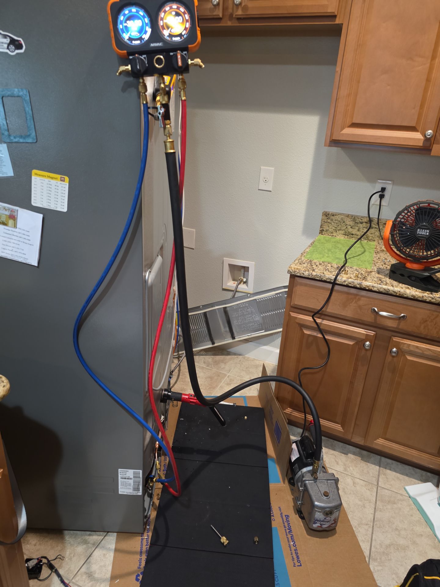LG Refrigerator Sealed System and Compressor Repair in Clermont by AMB-WORKS APPLIANCE REPAIR