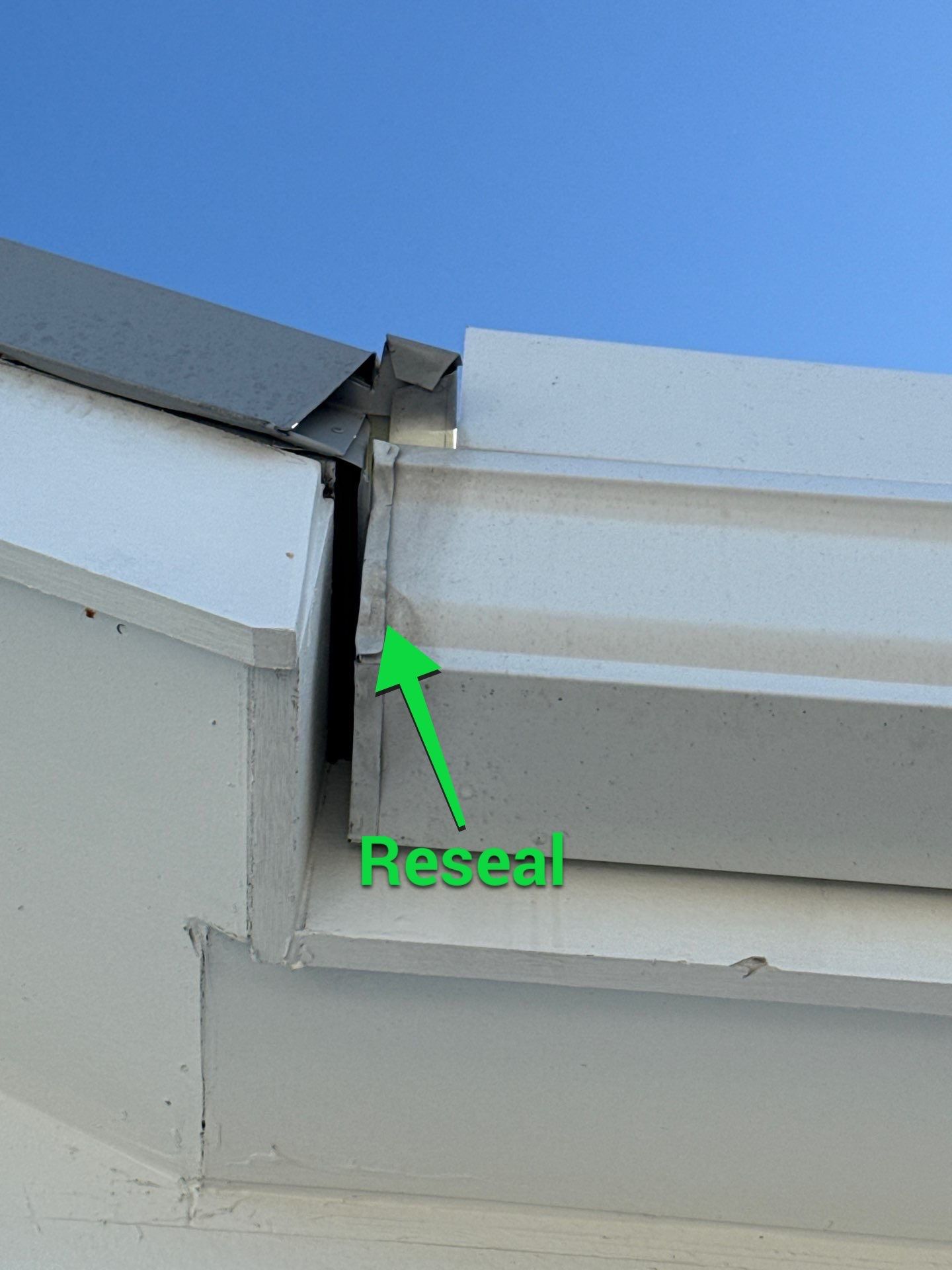 New White Seamless Gutters Installation and Downspouts, Reseal Gutters in Fort Myers Beach, FL  by Gutter Professors