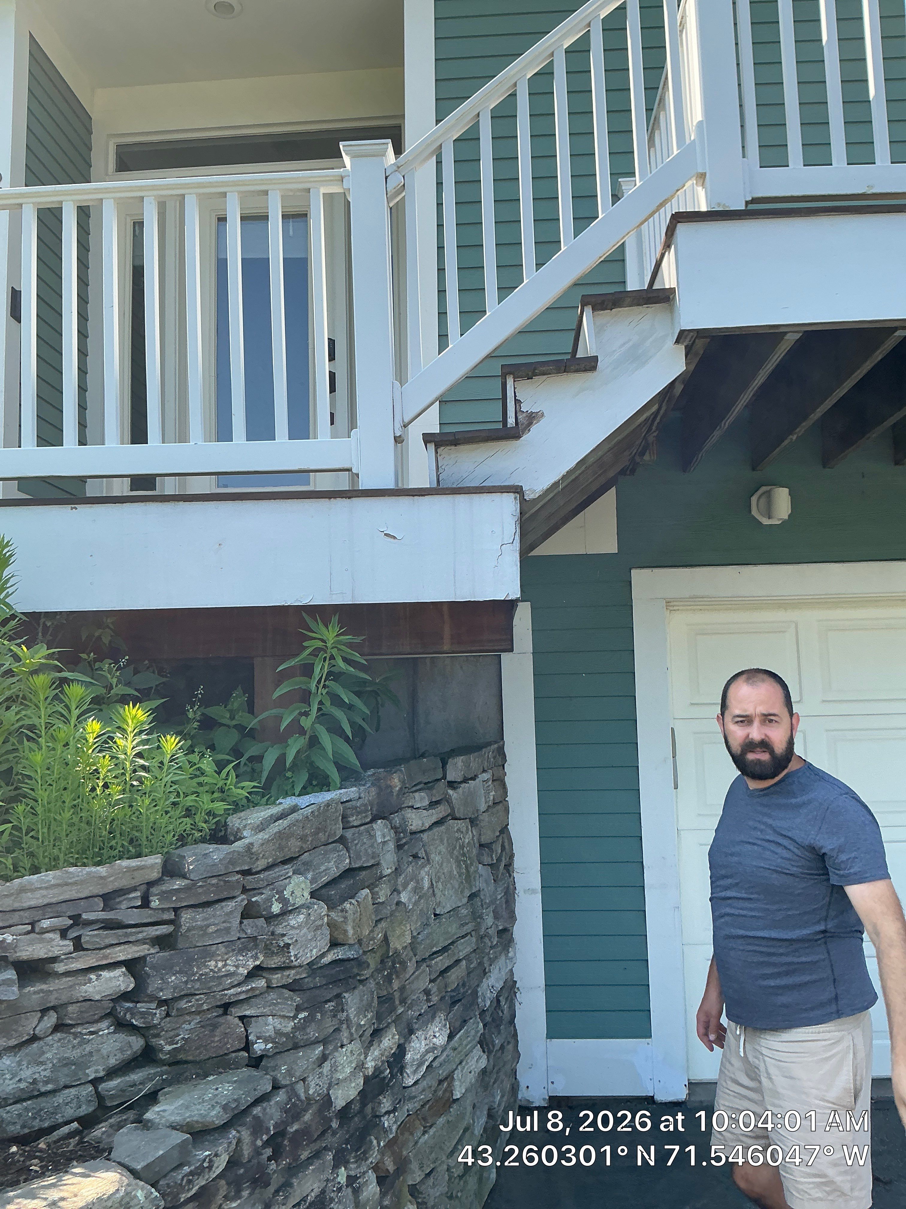 Elevated Deck Refinishing and Staircase Staining in Concord by The Persnickety Painters