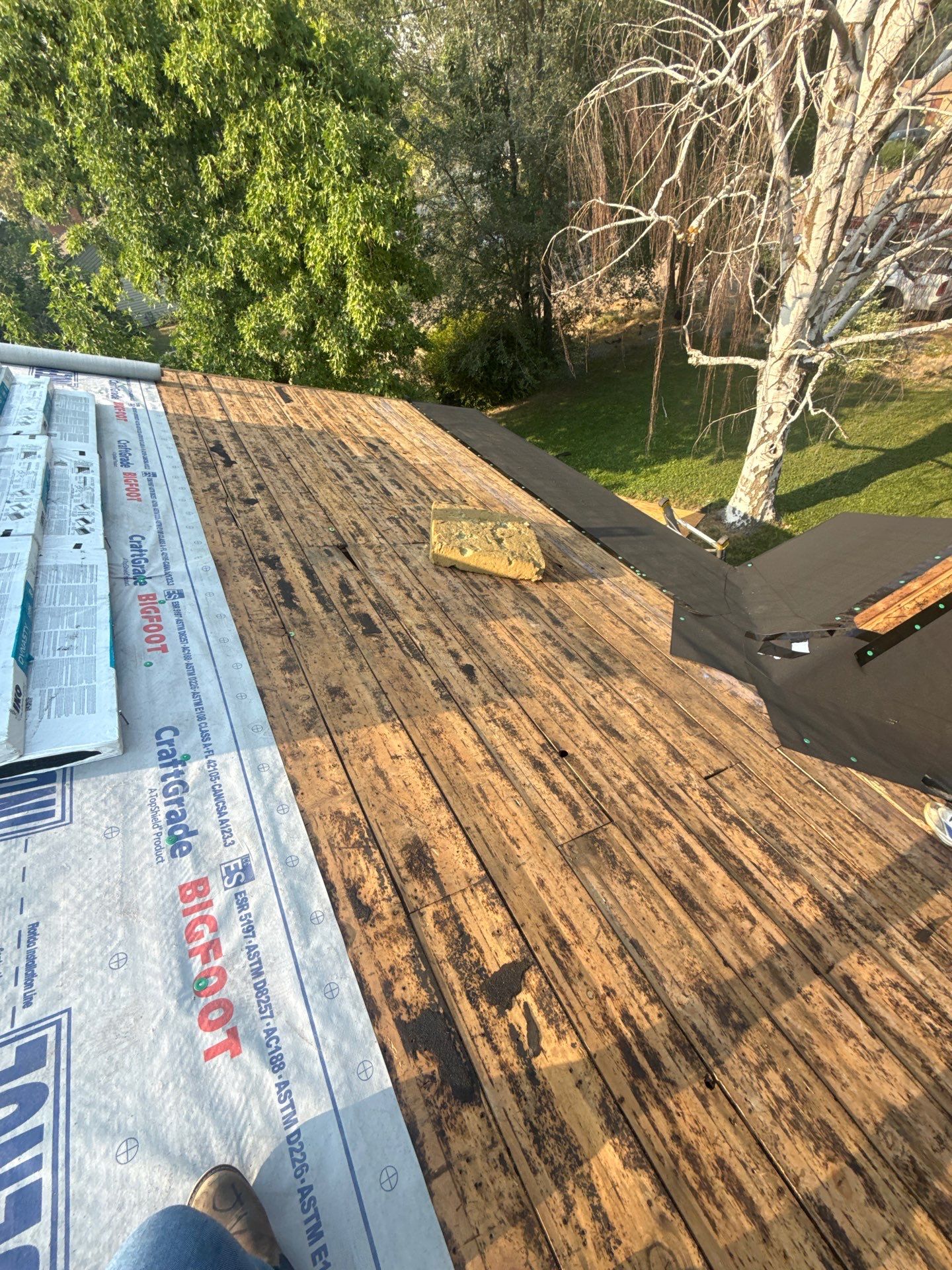Parma Residential Roof Replacement with Gray Architectural Shingles by Olive Roofing