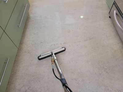 Kitchen Linoleum and Bathroom Tile Cleaning