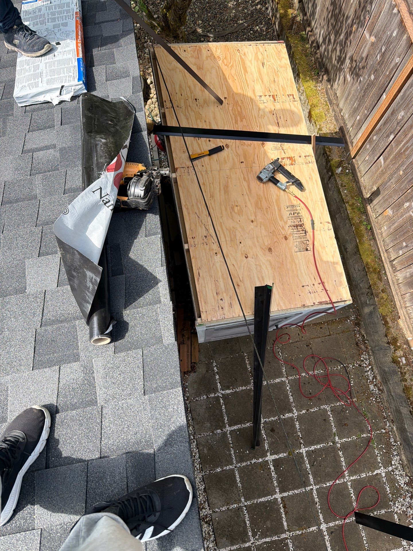 Residential Roofing Installation using GAF HDZ Shingles by Roofing Formula LLC