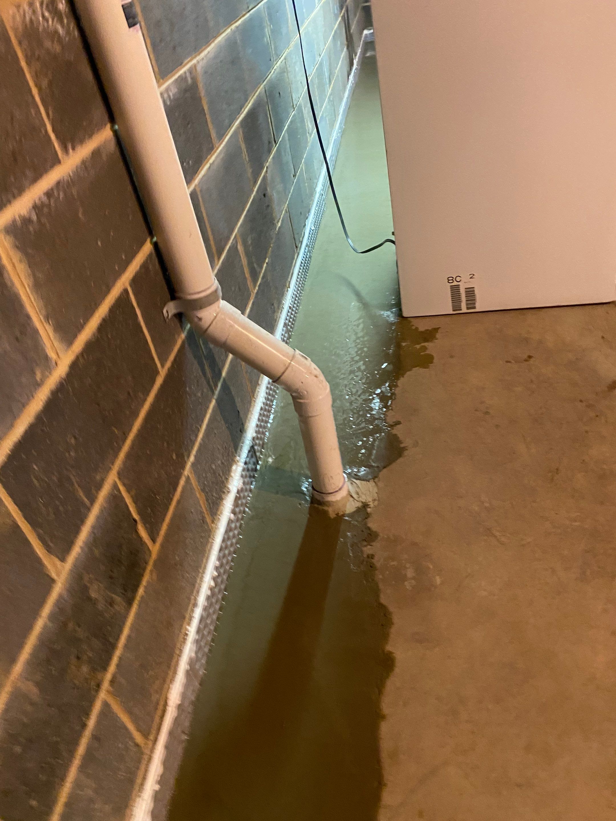 Interior French Drain in Bernardsville NJ by Pure Service Pro, LLC 