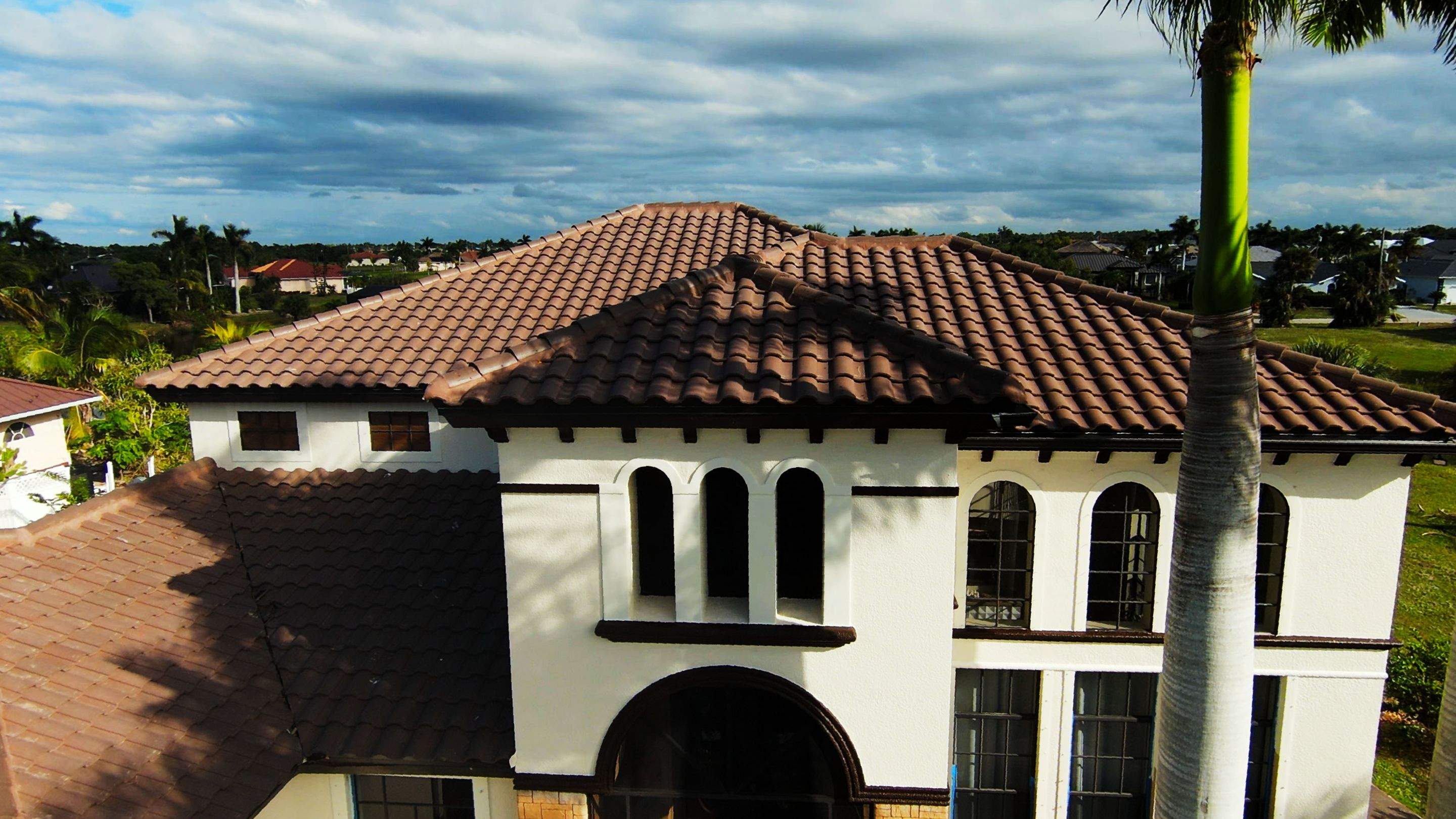 Punta Gorda Concrete Tile Roof Replacement by Four Peaks Roofing