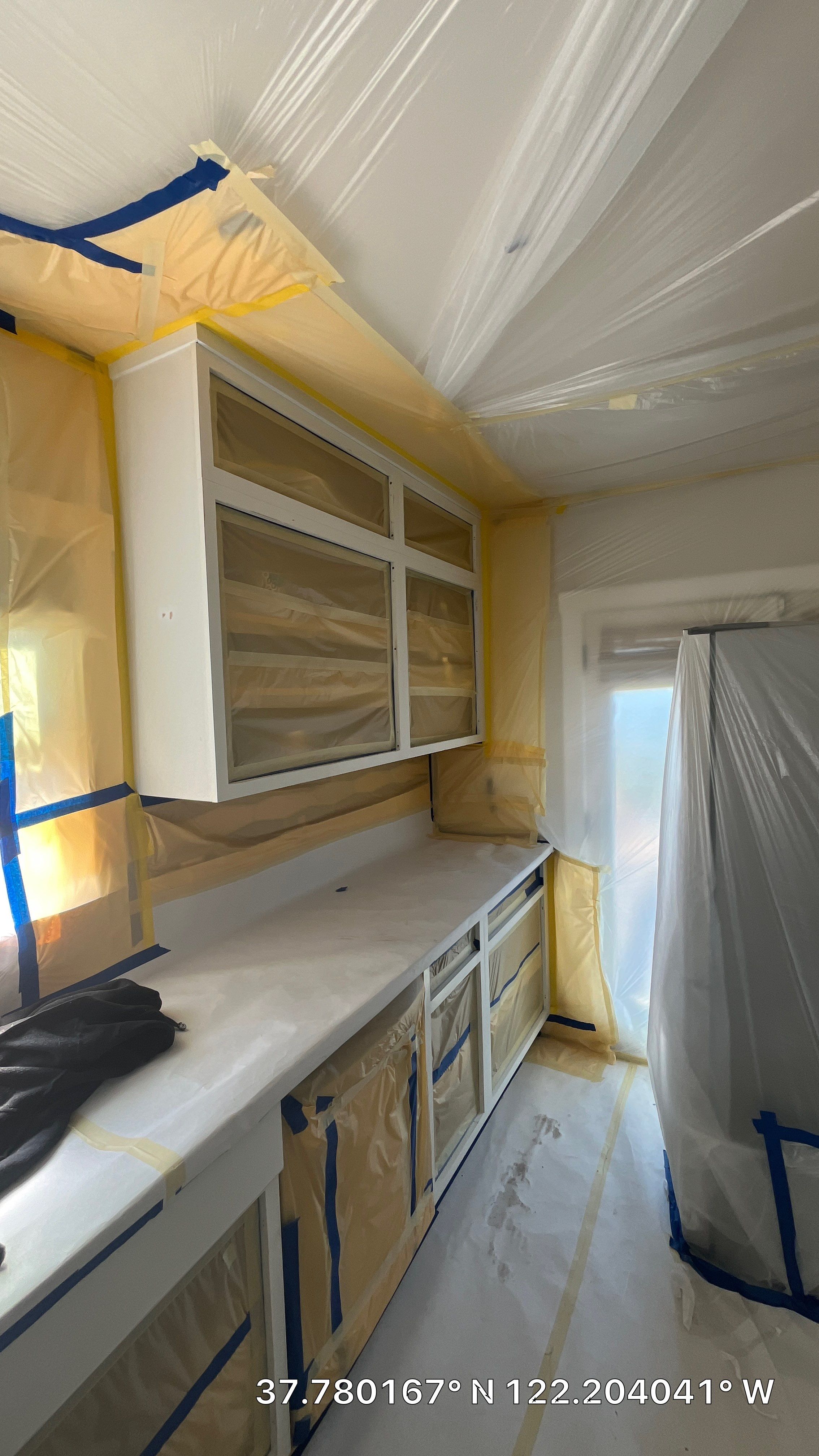 Custom Cabinet Painting  by Herrera’s Bay Area Painting inc.