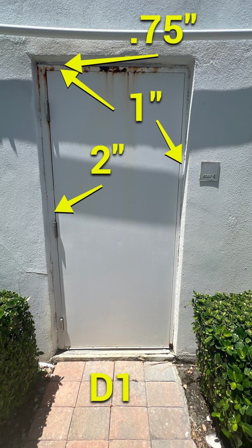 Commercial Stairwell Door Replacement & Hollow Metal Door Retrofit – Pompano Beach High-Rise by The Door Doctor of South Florida, Inc.