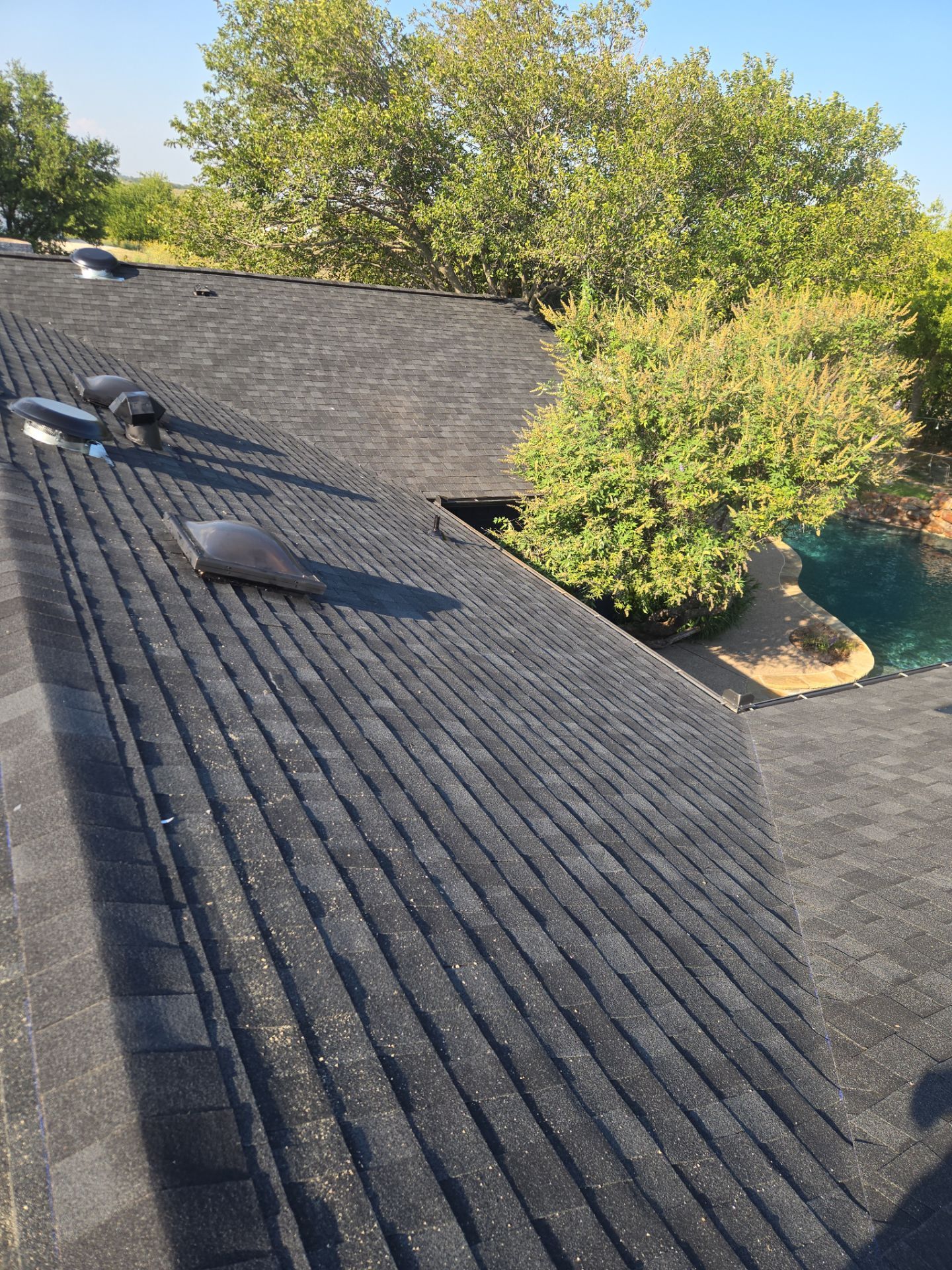 Project in Justin by Lonestar Roofing and Restoration LLC.